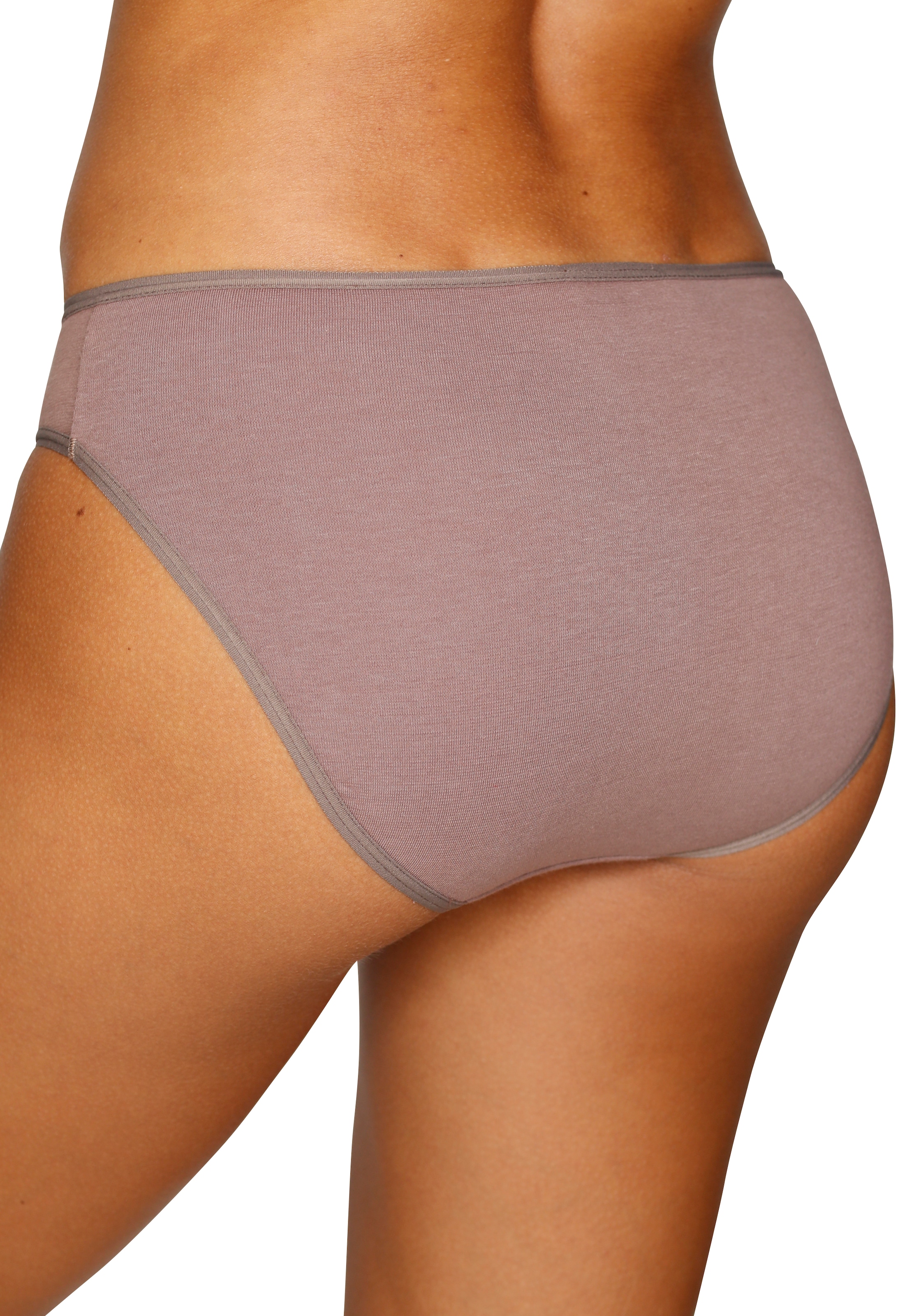 petite fleur Bikinislip, (10er-Pack), aus elastischer Baumwolle