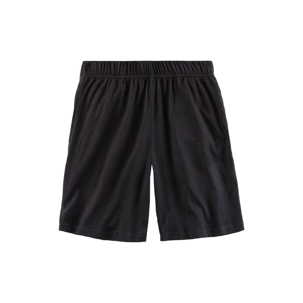 AUTHENTIC LE JOGGER Pyjama, (2 tlg., 1 Stück), Schlafanzug mit Basketball-Aufdruck