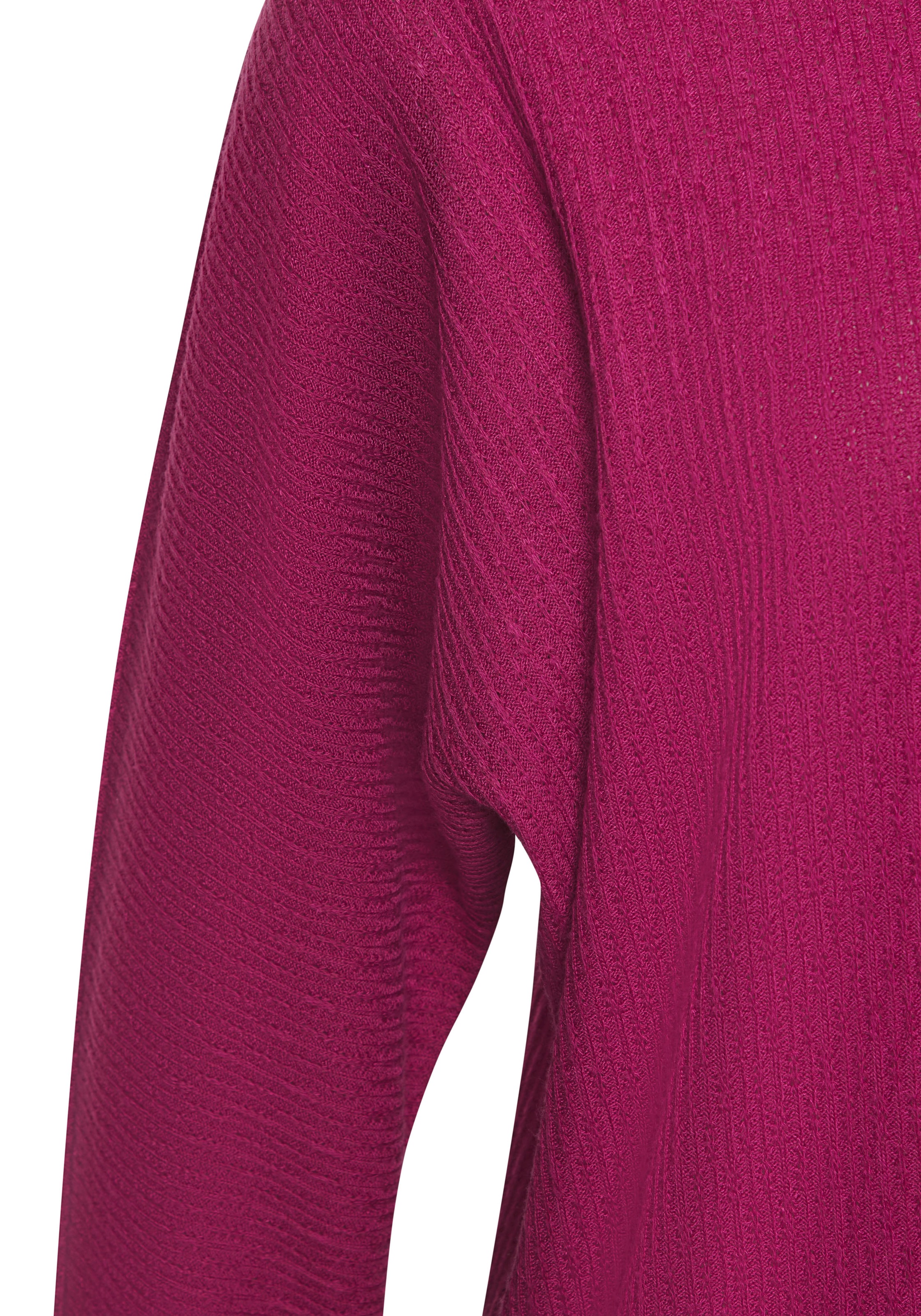 Vivance Langarmshirt »in modischer Struktur-Optik«, aus pflegeleichter Strickqualität mit Viskose