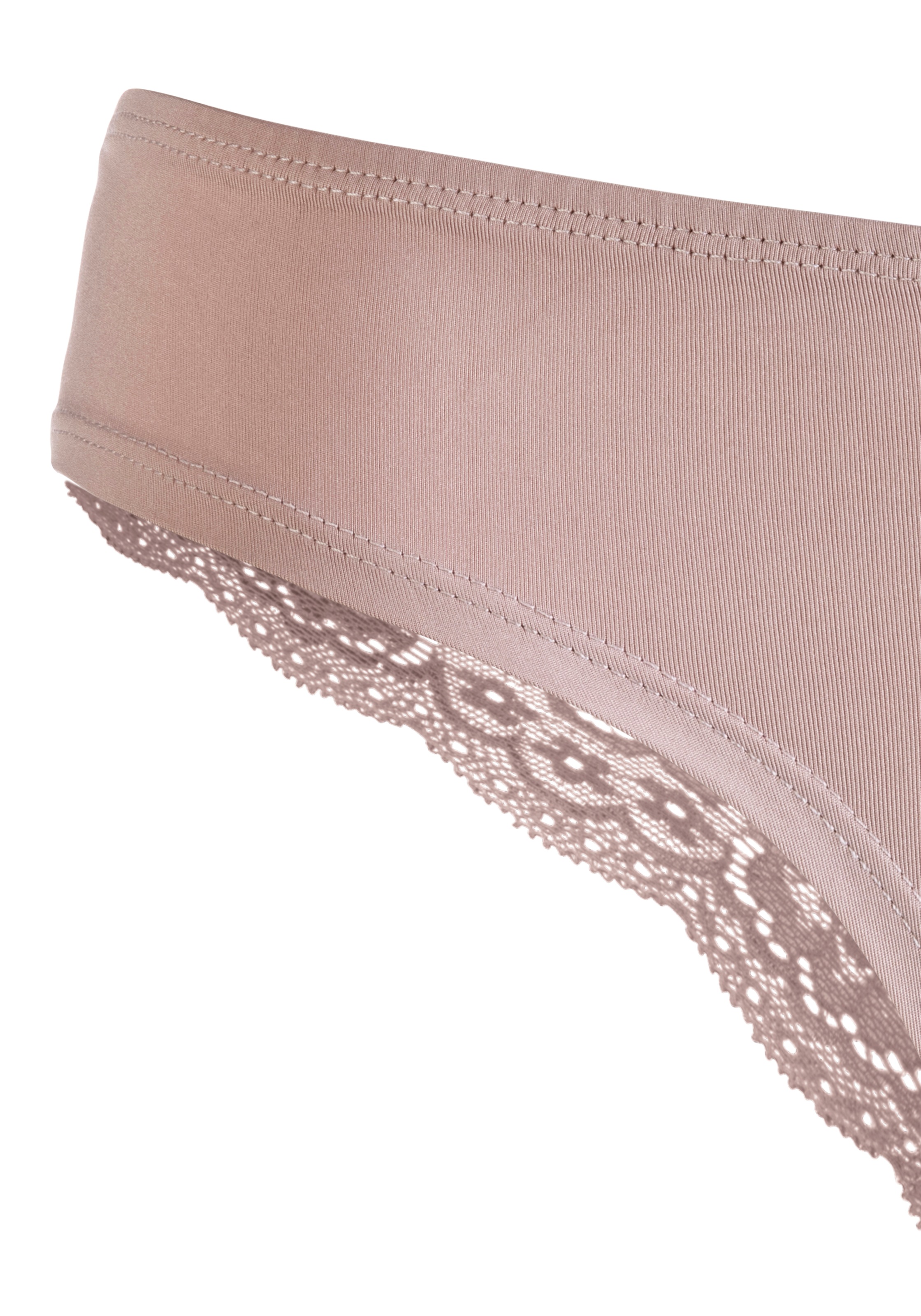 LASCANA Brasilslip, mit schöner Spitze hinten