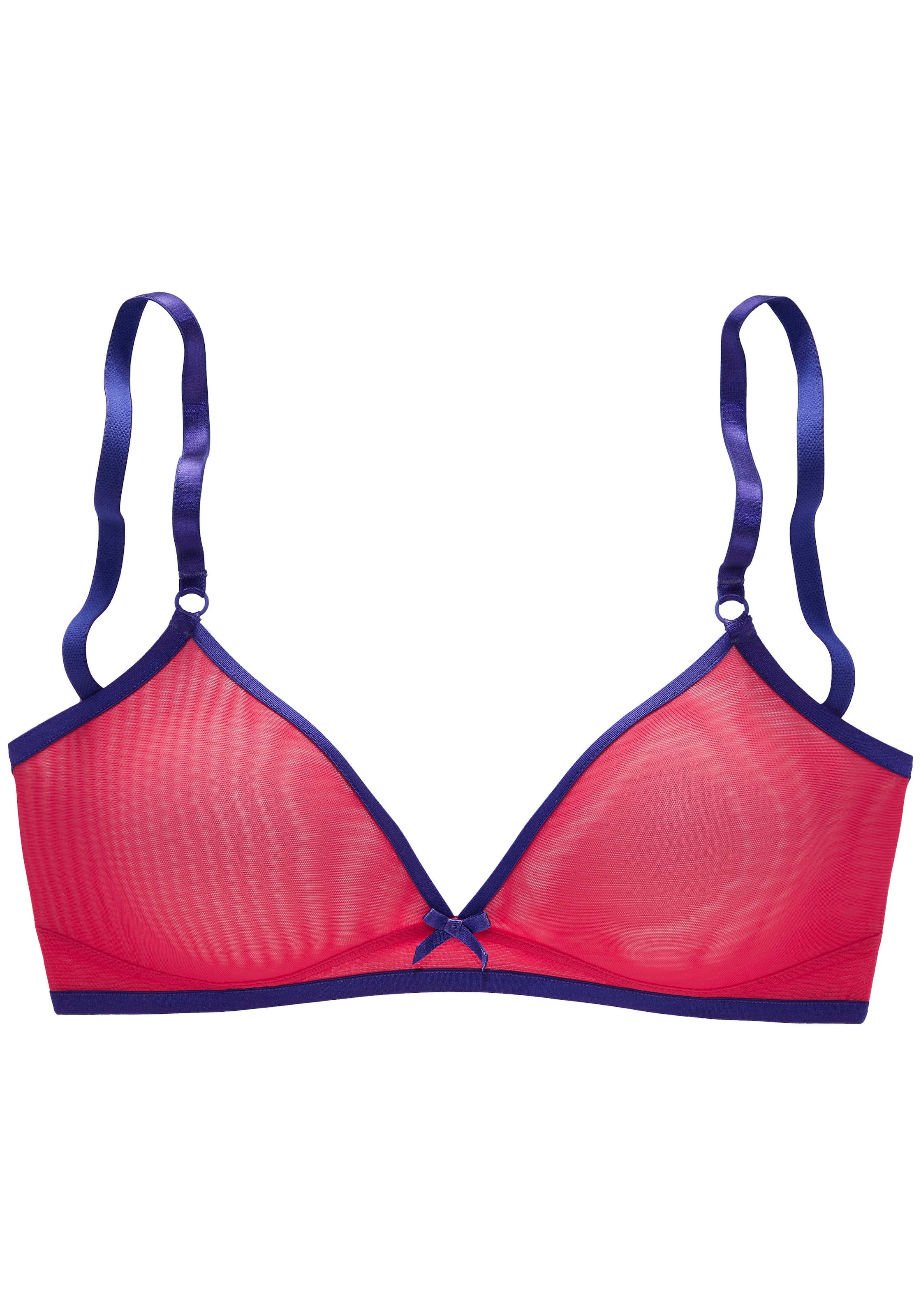 Vivance Bralette-BH, ohne Bügel aus transparentem Soft-Mesh, transparente Unterwäsche