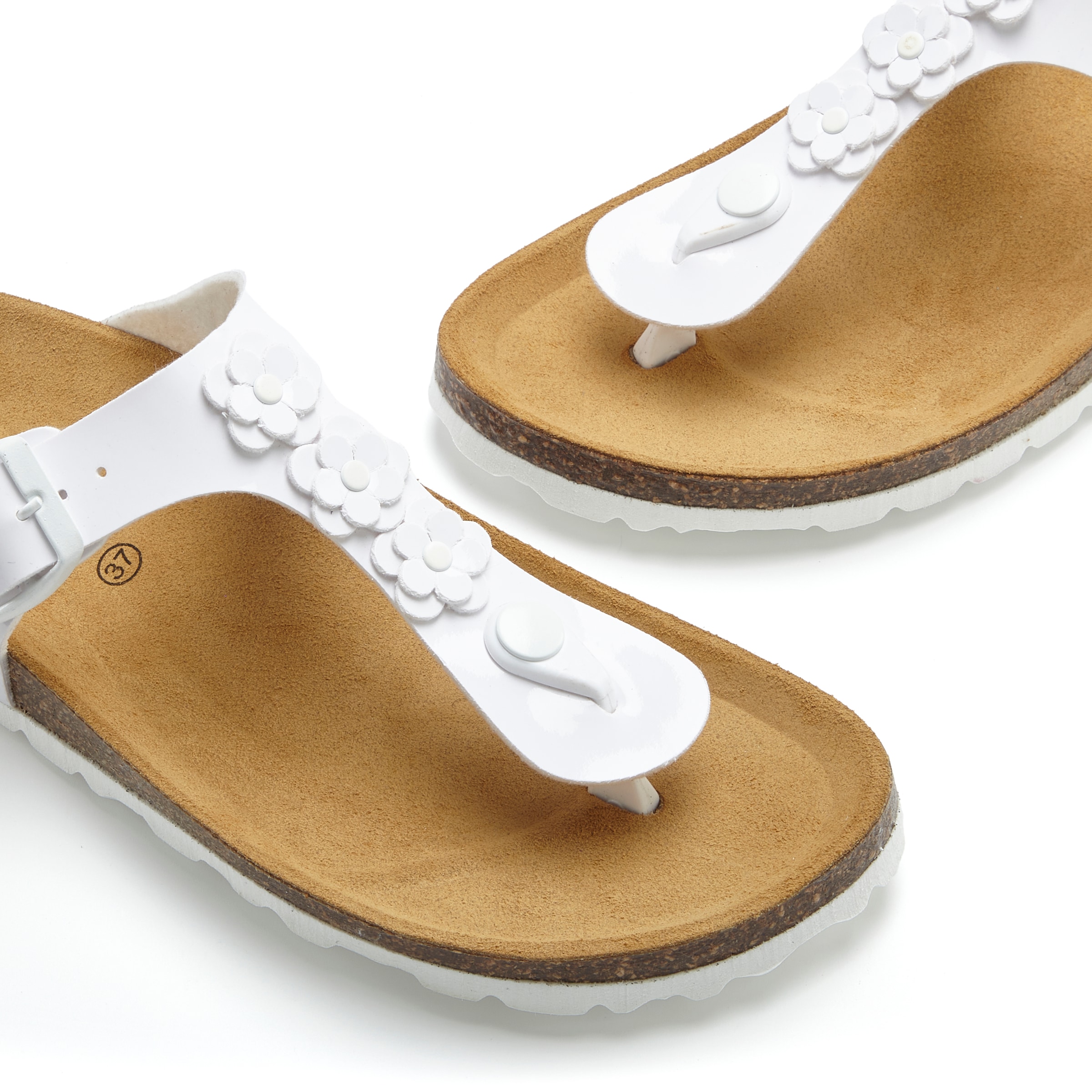 LASCANA Séparateur d'orteils »Sandale, Pantolette, offener Schuh, Sommerschuh,«  mit komfortablem Korkfussbett