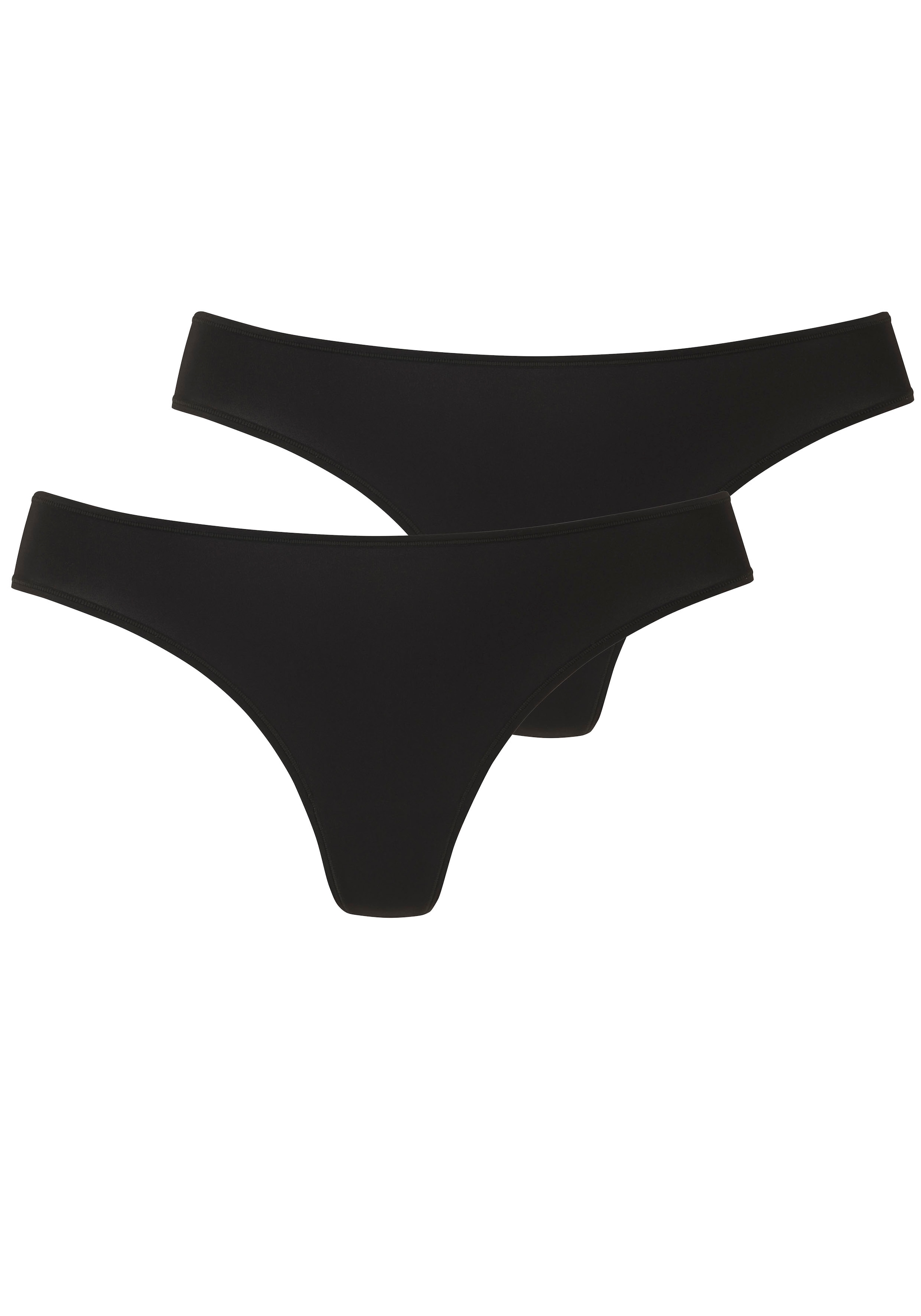 LASCANA String 2er-Pack, aus weicher und hoch elastischer Microfaser