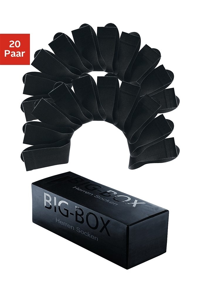 H.I.S Businesssocken Box, 20 Stk. tlg. in der Big-Box