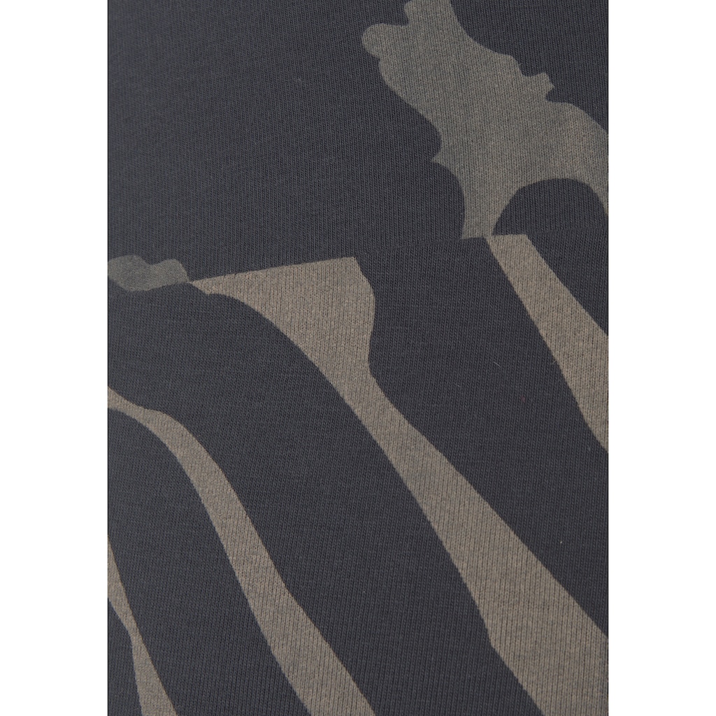 LASCANA Leggings, mit Zebramuster und breitem Bund, Loungewear