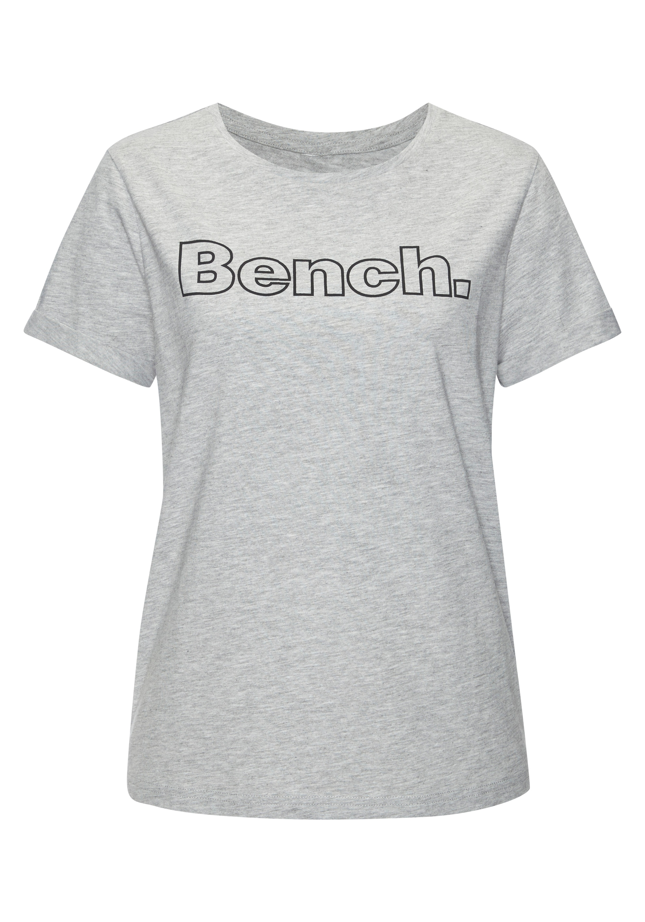 Bench. Loungewear T-Shirt Packung, 2 Stk. im doppelpack mit Logodruck, Loungewear