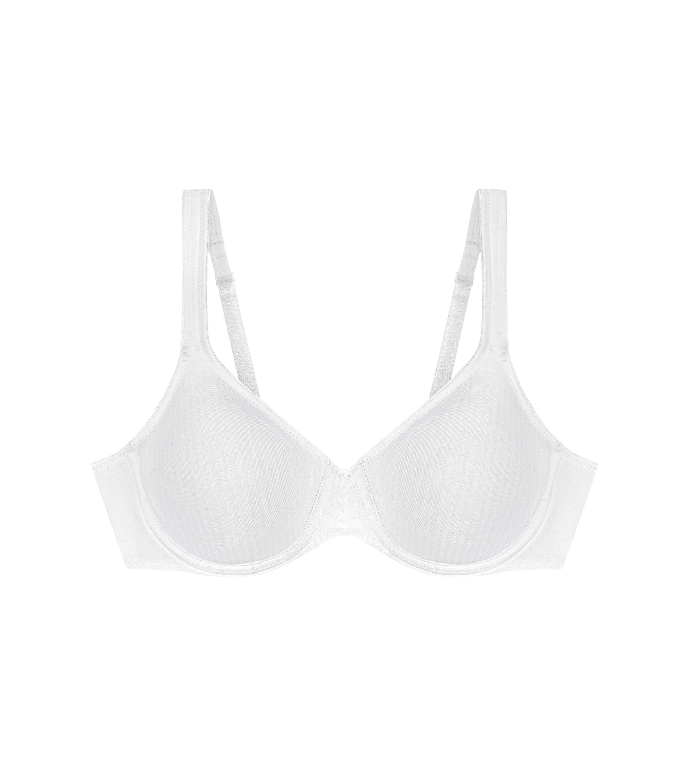 Triumph Soutien-gorge à armatures »Modern Soft+Cotton W« mit dezenten Glanz-Streifenmuster und breiten Trägern