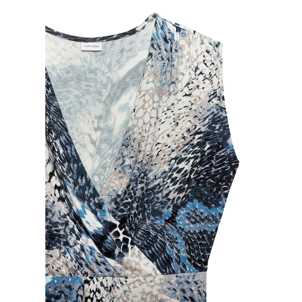 LASCANA Shirttop, mit dezenten Raffungen an der Schulter, elastisches Damentop