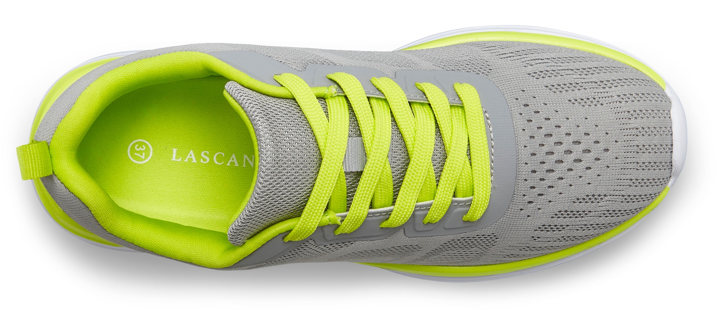 LASCANA Sneakers »Freizeitschuh, Halbschuh, Turnschuhe,«  NEU mit farbigen Details im sportiven Look VEGAN