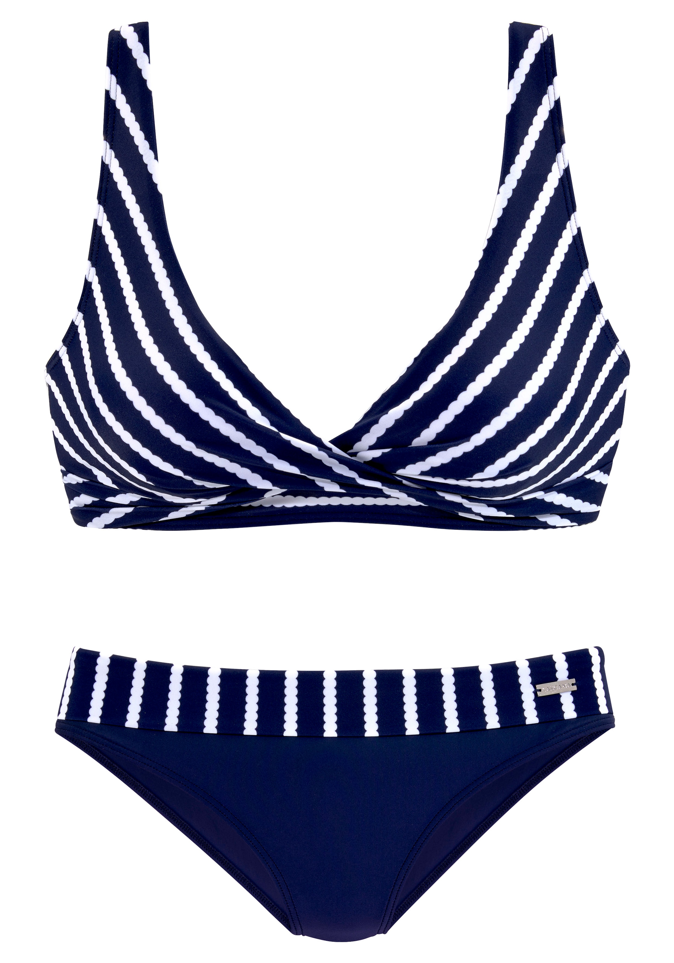 LASCANA Triangel-Bikini, in Wickeloptik