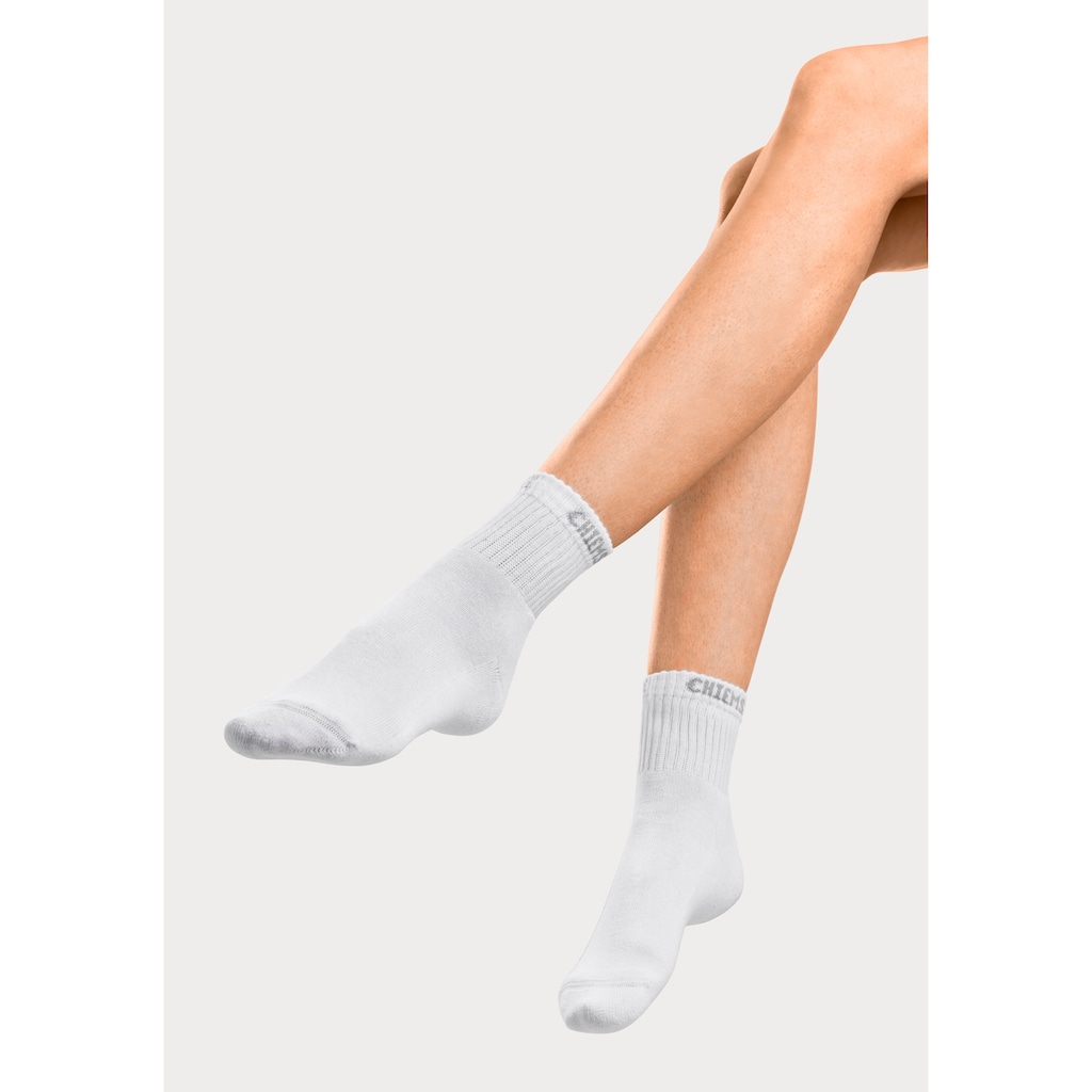 Chiemsee Kurzsocken, (Packung, 6 Paar), mit eingestricktem Markennamen
