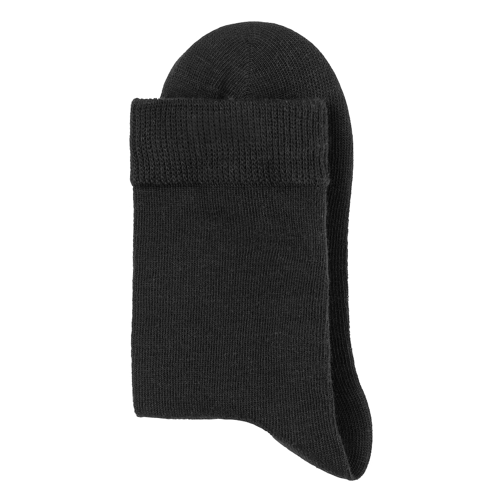 LASCANA Basicsocken, (Packung, 7 Paar), in bunten Melange-Farben