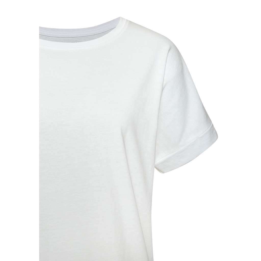 Copenhagen Studios T-Shirt »mit dezentem Logoprint hinten«, aus softer Jersey-Qualität mit Bio-Baumwolle