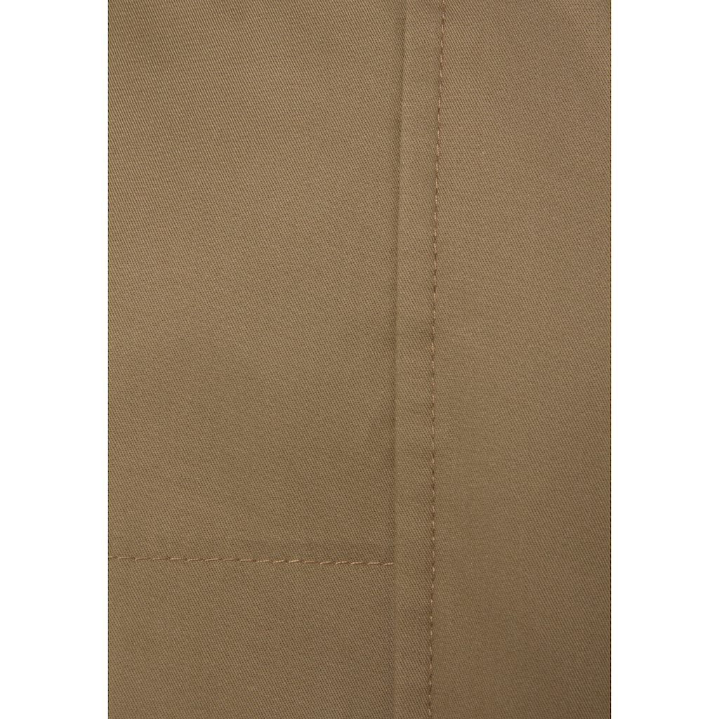 French Connection Outdoorjacke, mit Kapuze, Saumschlitz mit Druckknöpfen auf der Rückseite