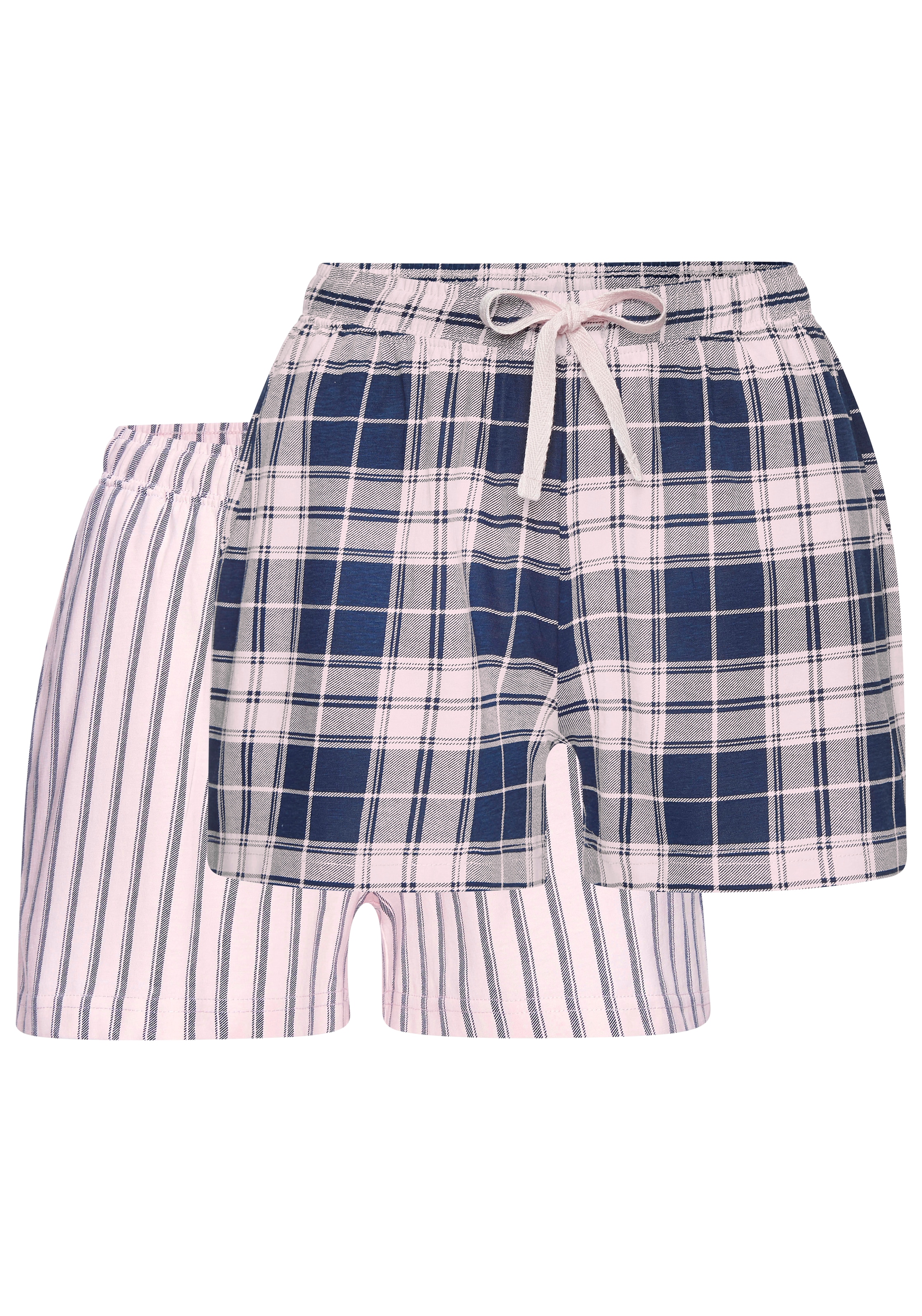 Vivance Dreams Shorts de pyjama  Mit Streifen und Karos