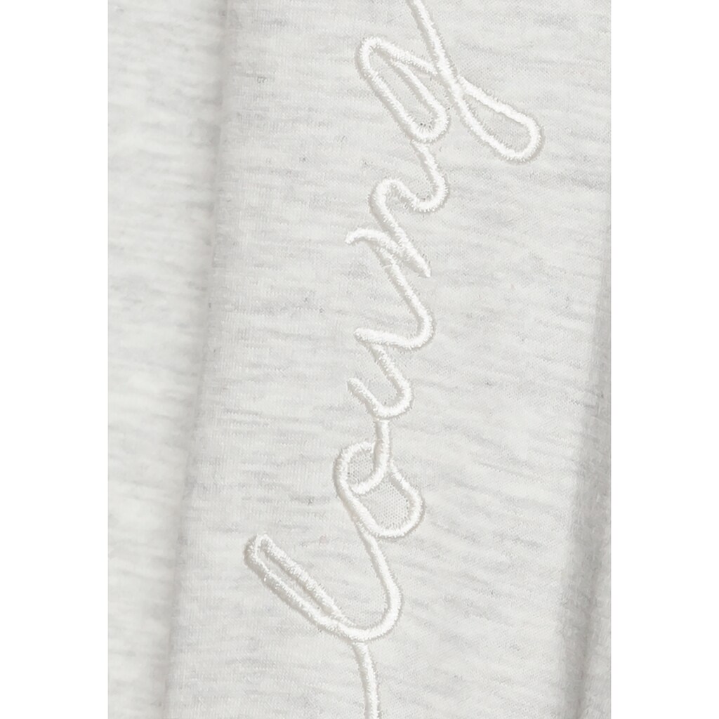 Vivance Sweatkleid, mit Loungewear Stickerei, Loungekleid