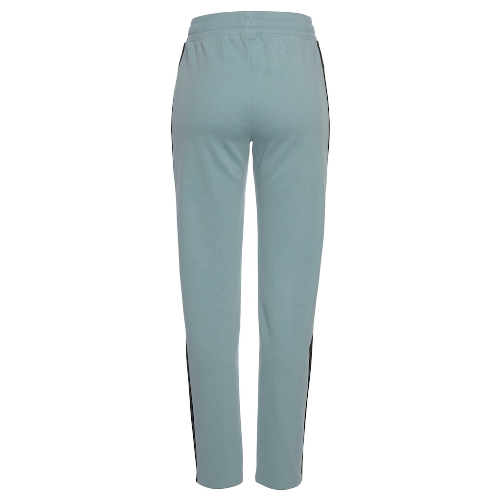 Bench. Loungewear Loungehose, mit Seitenstreifen und geradem Bein, Loungewear