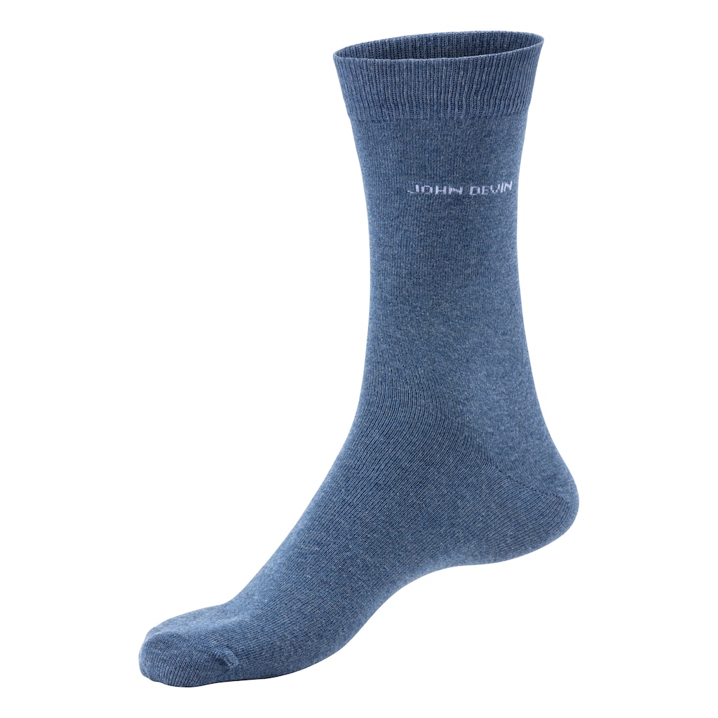 John Devin Basicsocken, (Packung, 7 Paar), für jeden Tag