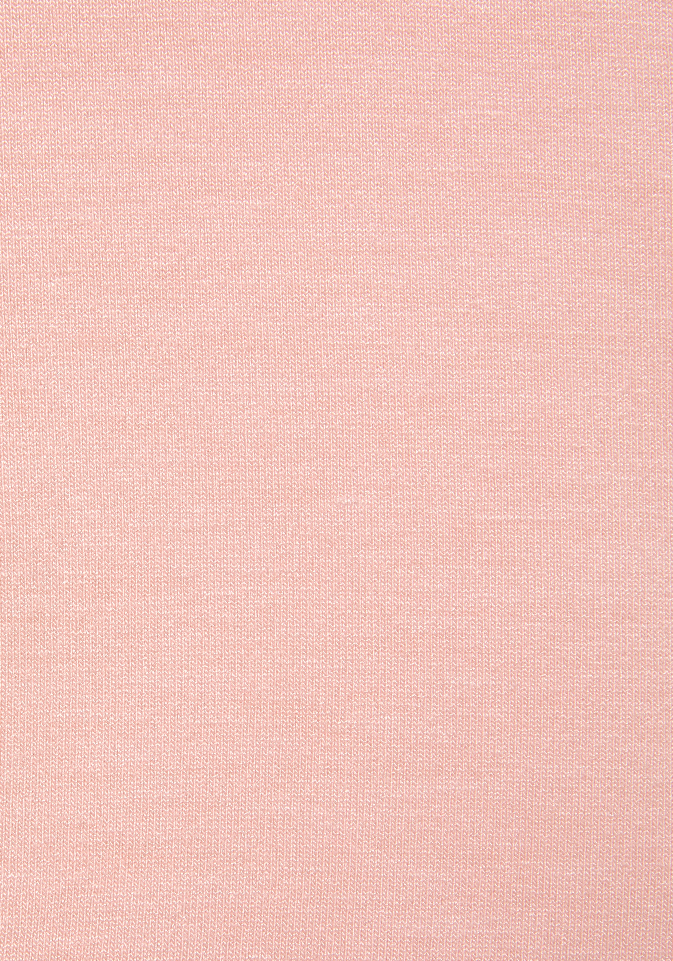 Vivance Kurzarmshirt »mit Gummizug im Bund«, aus weichem Viskose-Stretch