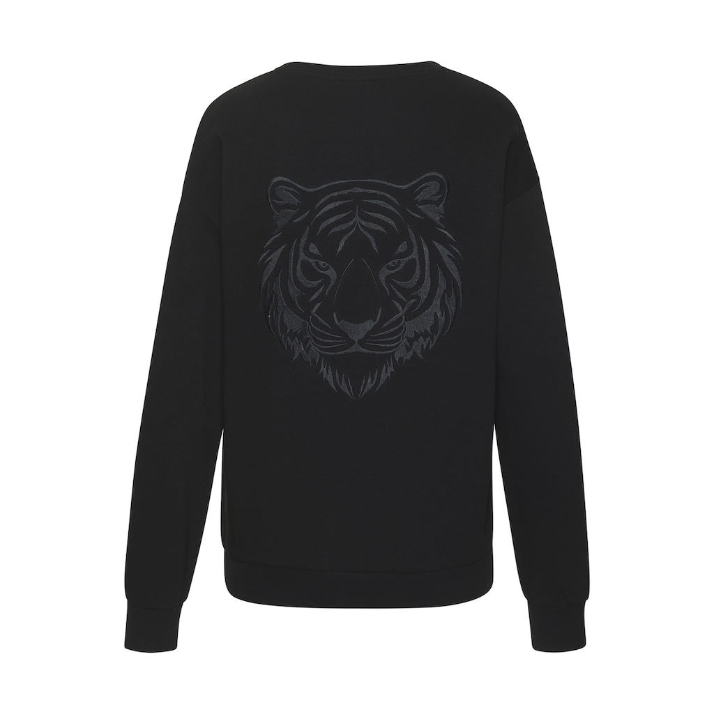 Buffalo Sweater, mit toller Stickerei auf der Rückseite