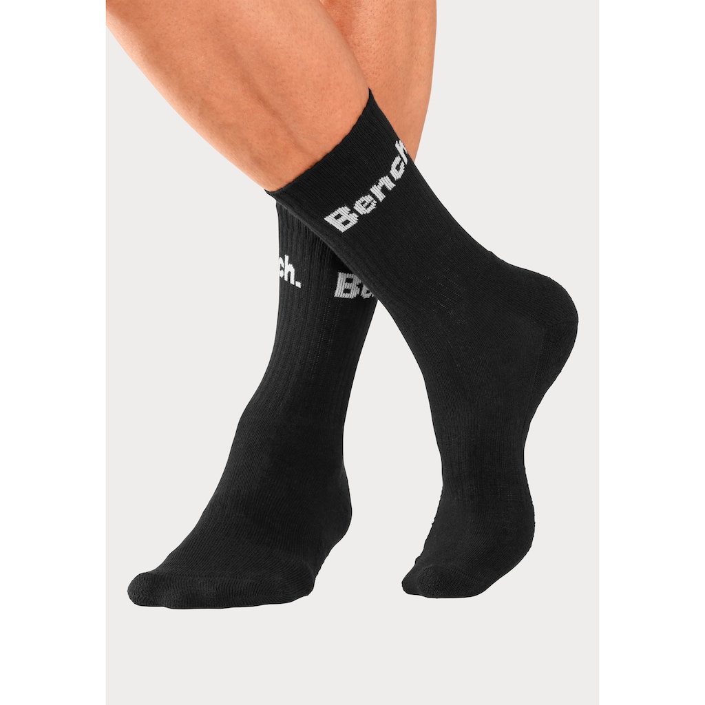 Bench. Tennissocken, (Packung, 6 Paar), mit Fuss Polsterung
