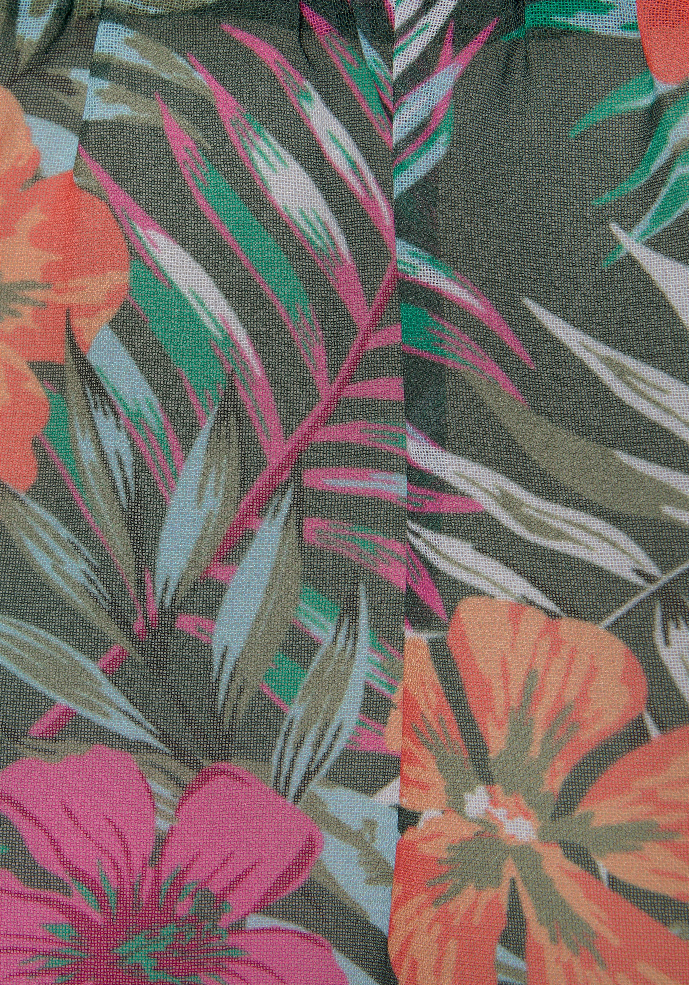 Venice Beach Tunique en mousseline mit Alloverdruck, Cover-Up, Strandmode