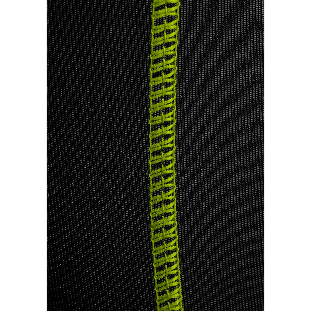 LASCANA ACTIVE Leggings, mit Kontrastnähten und breitem Bund
