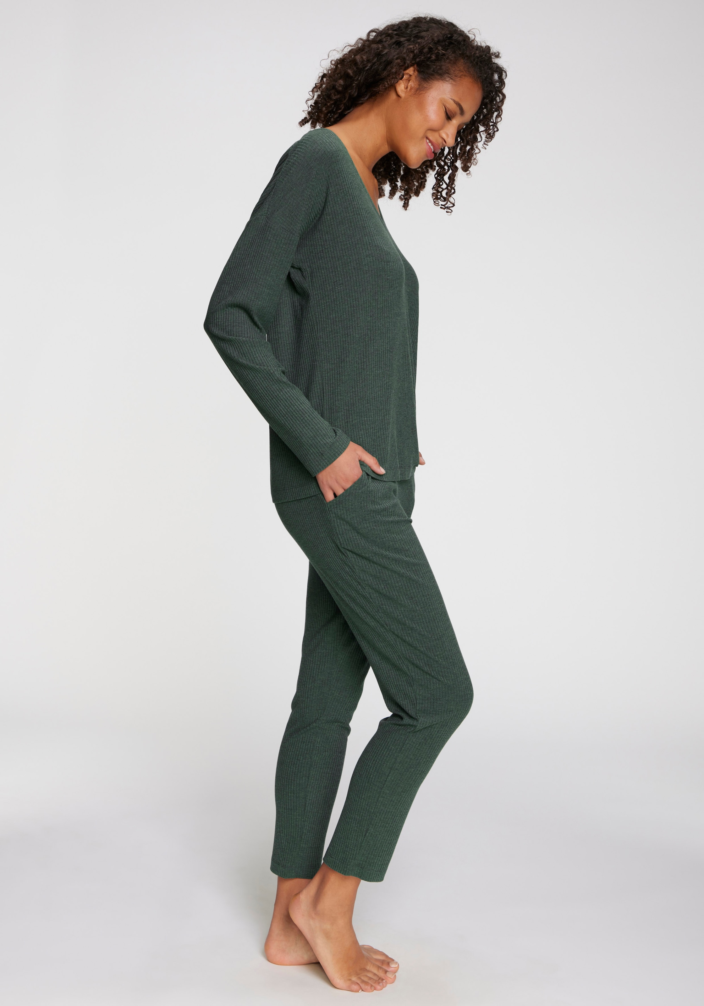 s.Oliver Longsleeve Aus weicher Rippqualität