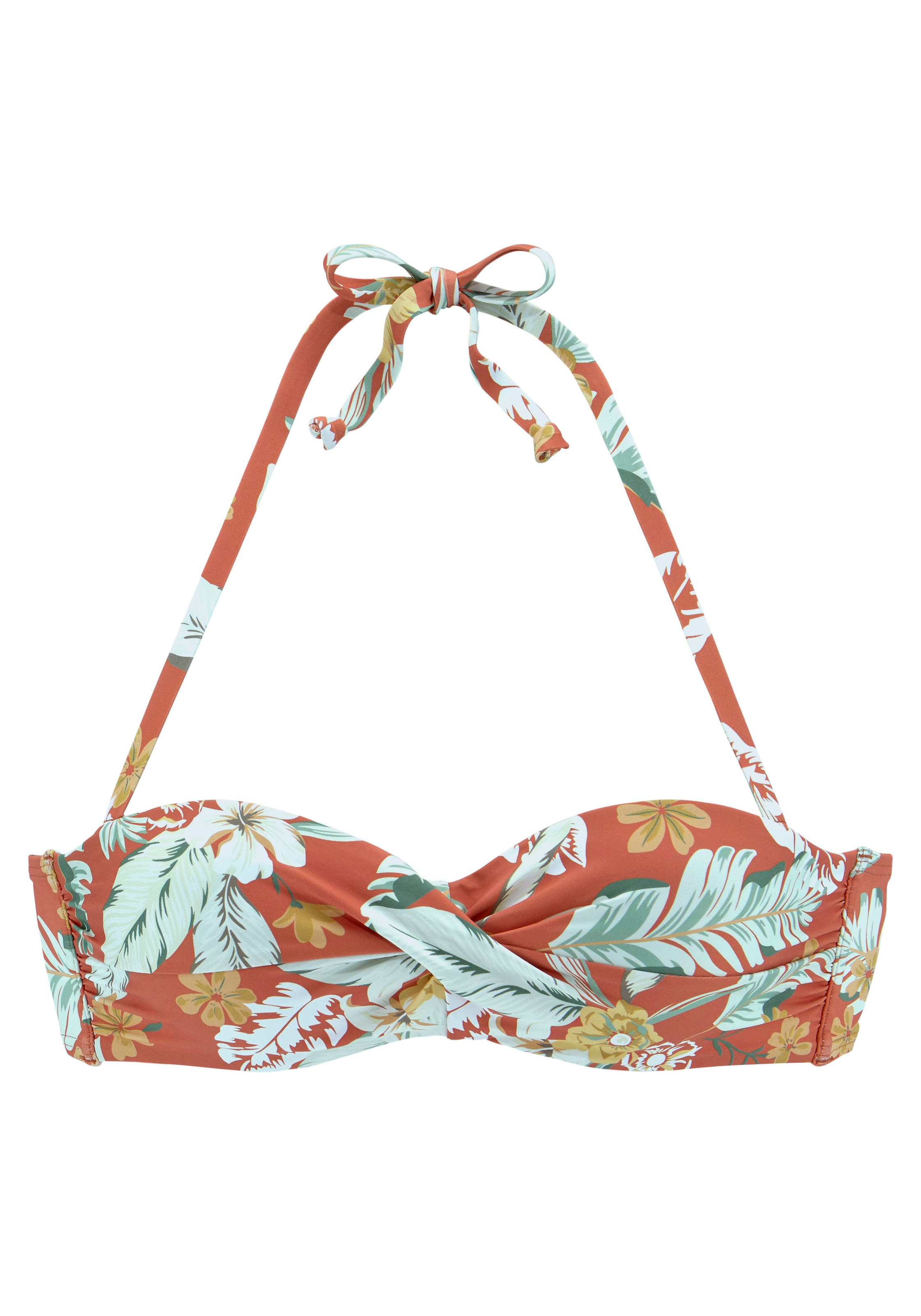 Sunseeker Bügel-Bandeau-Bikini-Top »Suva«, mit floralem Design