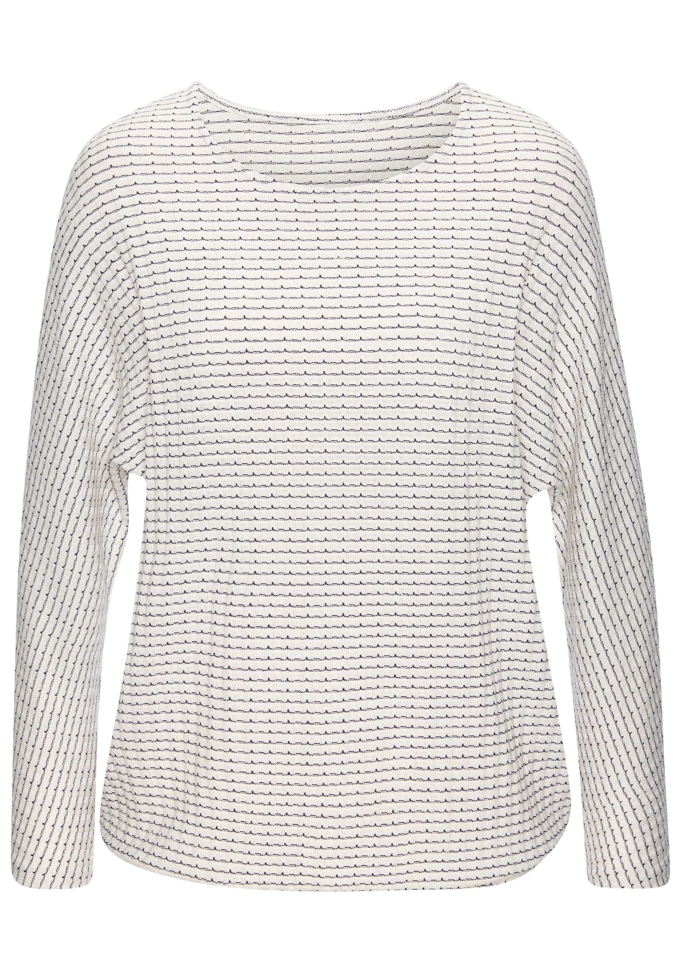 Vivance Langarmshirt »aus sommerlicher Strickqualität« Set,  mit Gummizug im Bund