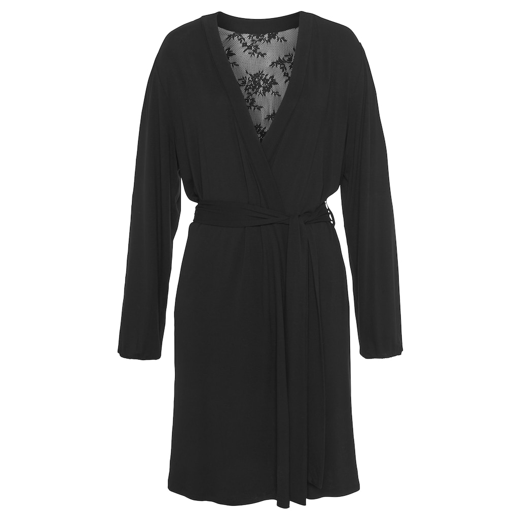 Bruno Banani Kimono, mit schönen Spitzendetails