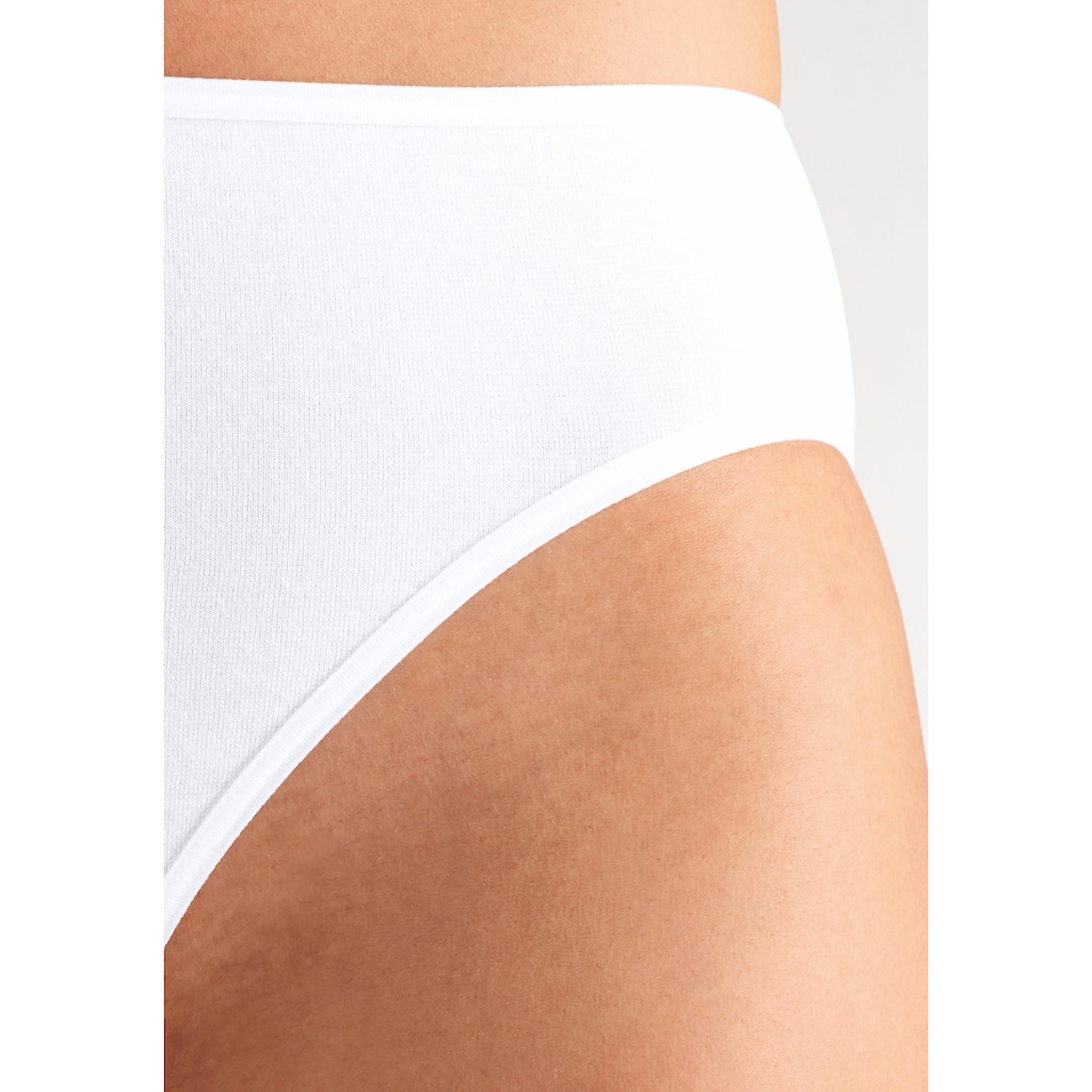 petite fleur Bikinislip, (10er-Pack), aus elastischer Baumwolle