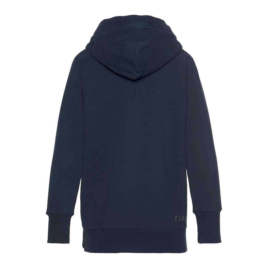 Elbsand Kapuzensweatshirt »Svana«, mit Logoprint, bequemer Hoodie, seitliche Schlitze