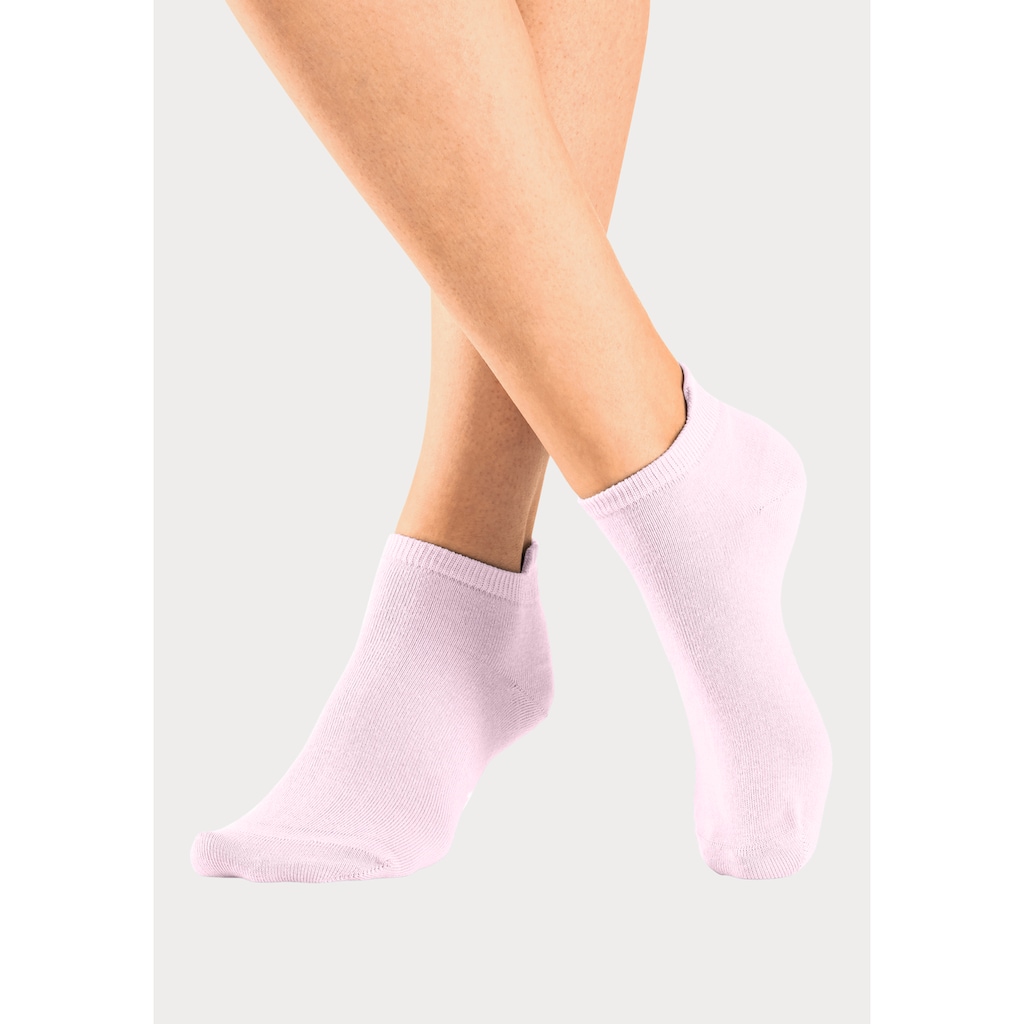 KangaROOS Sneakersocken, (Packung, 10 Paar), mit erhöhtem Bündchen