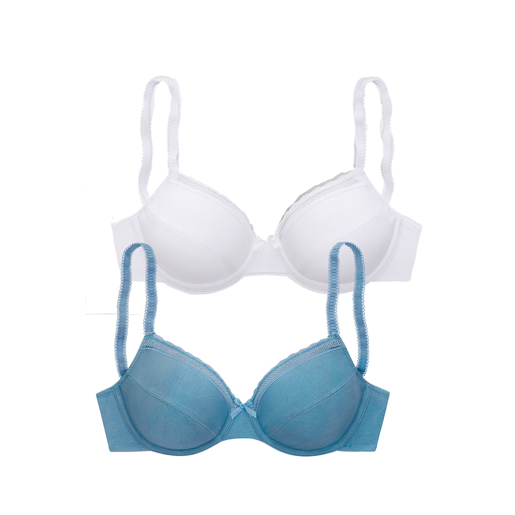 Nuance Bügel-BH, aus weicher Baumwolle, Basic Dessous