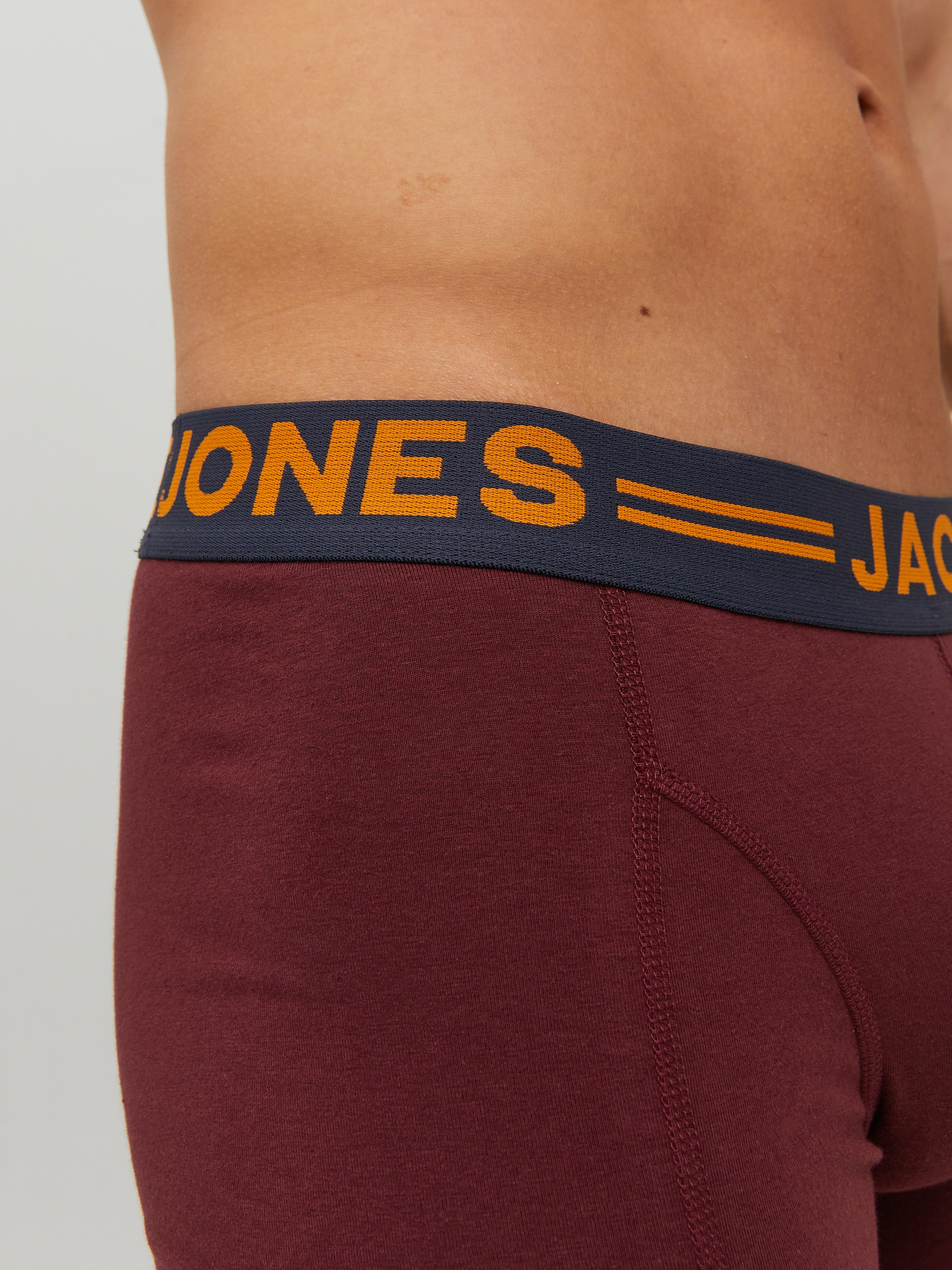 Jack & Jones Boxer »JAC Lichfield Trunks« Packung, 3 cuis mit kontrastfarbigem Bund