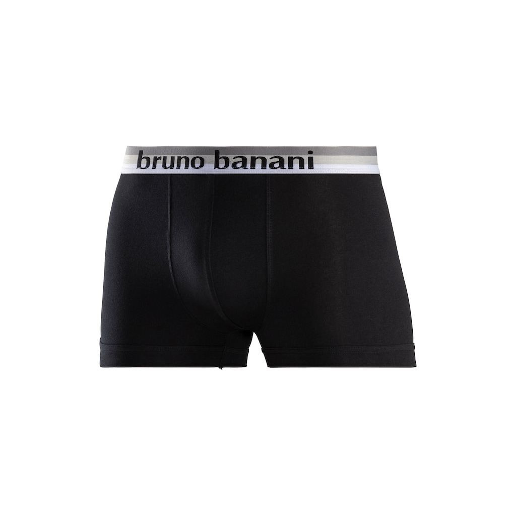 Bruno Banani Boxer »Boxershorts für Herren«, (Packung, 5 St.), mit Streifen Logo Webbund