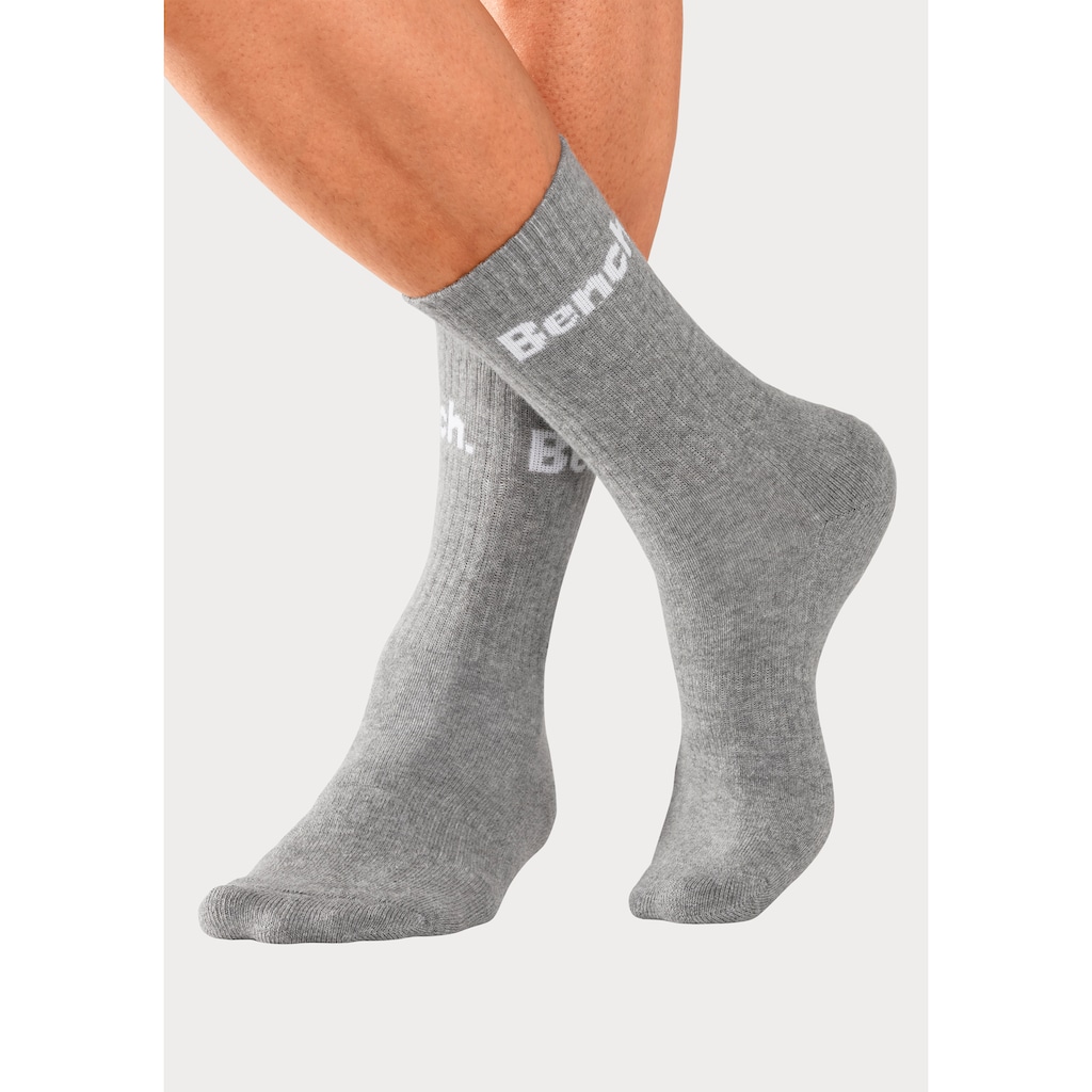 Bench. Tennissocken, (Packung, 6 Paar), mit Fuss Polsterung