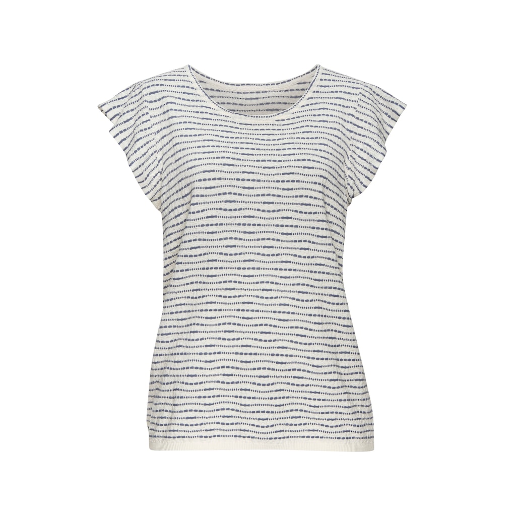 Vivance Rundhalsshirt »mit Flügelärmelchen«, aus leichter Feinstrickqualität