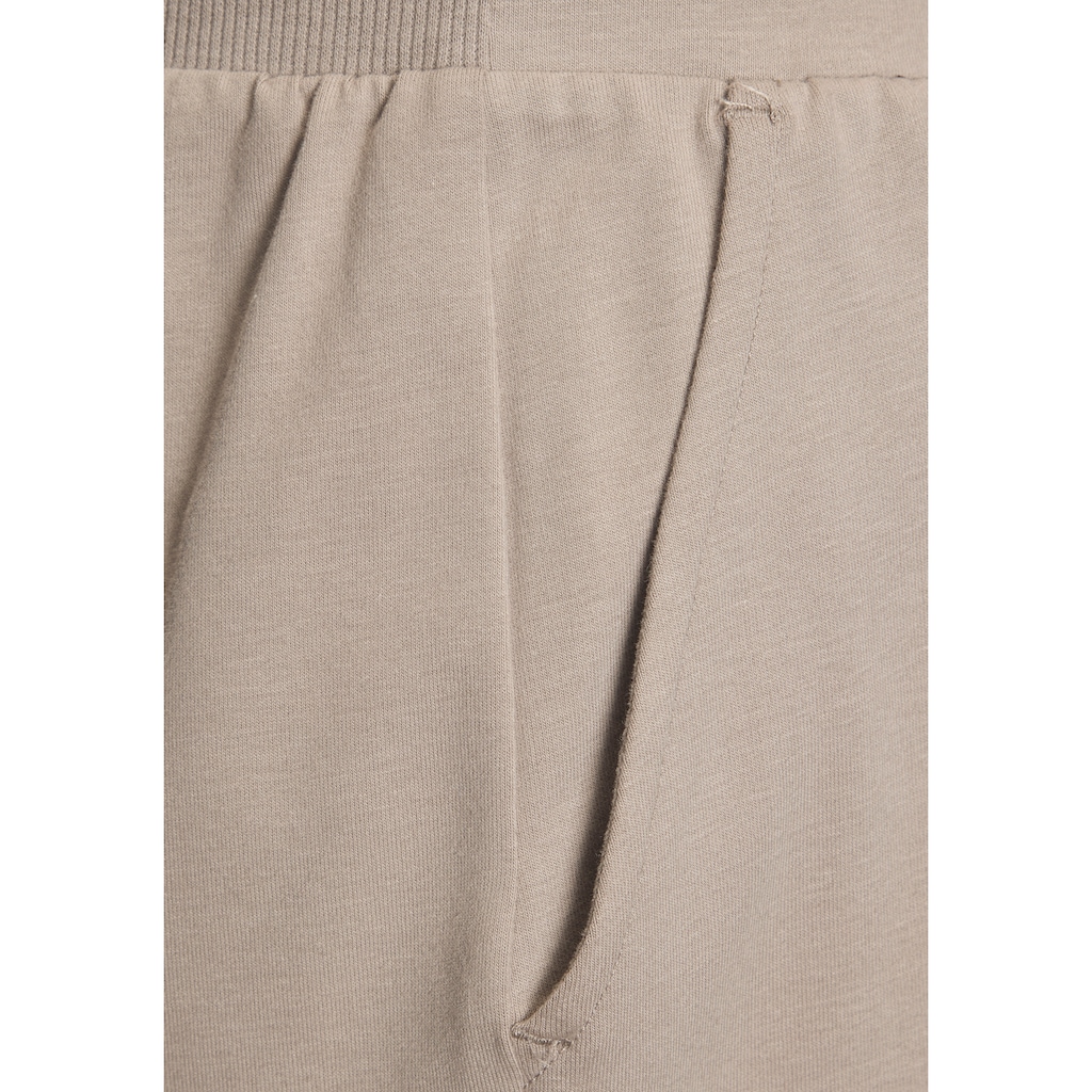Elbsand 7/8-Hose, aus Sweatware mit weitem Bein