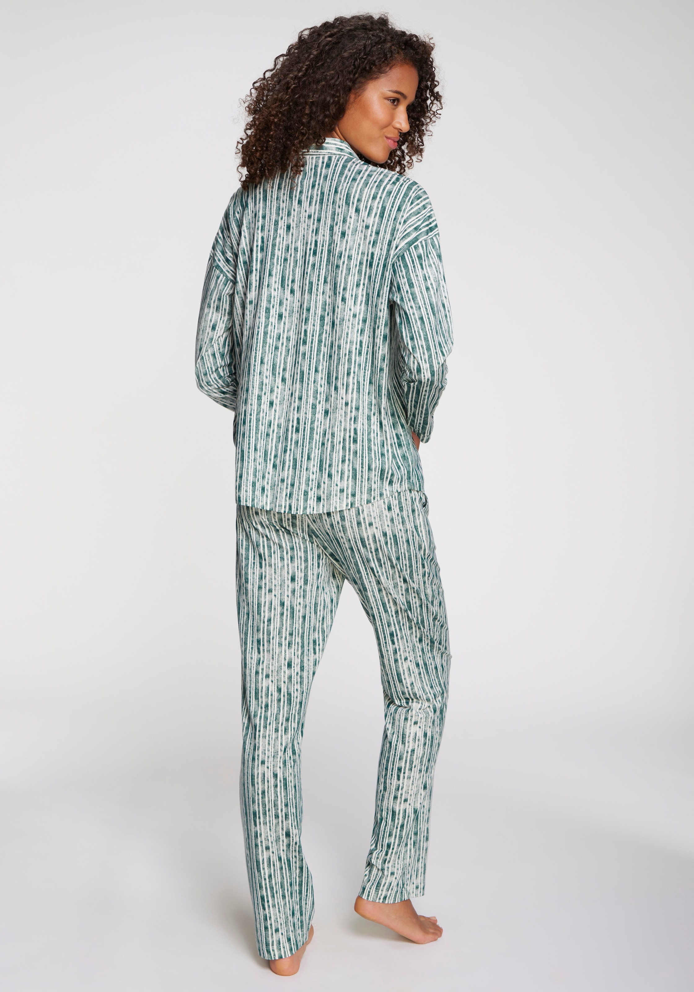 Vivance Dreams Pyjama 2 cuis tlg., Mit schönem Streifenmuster