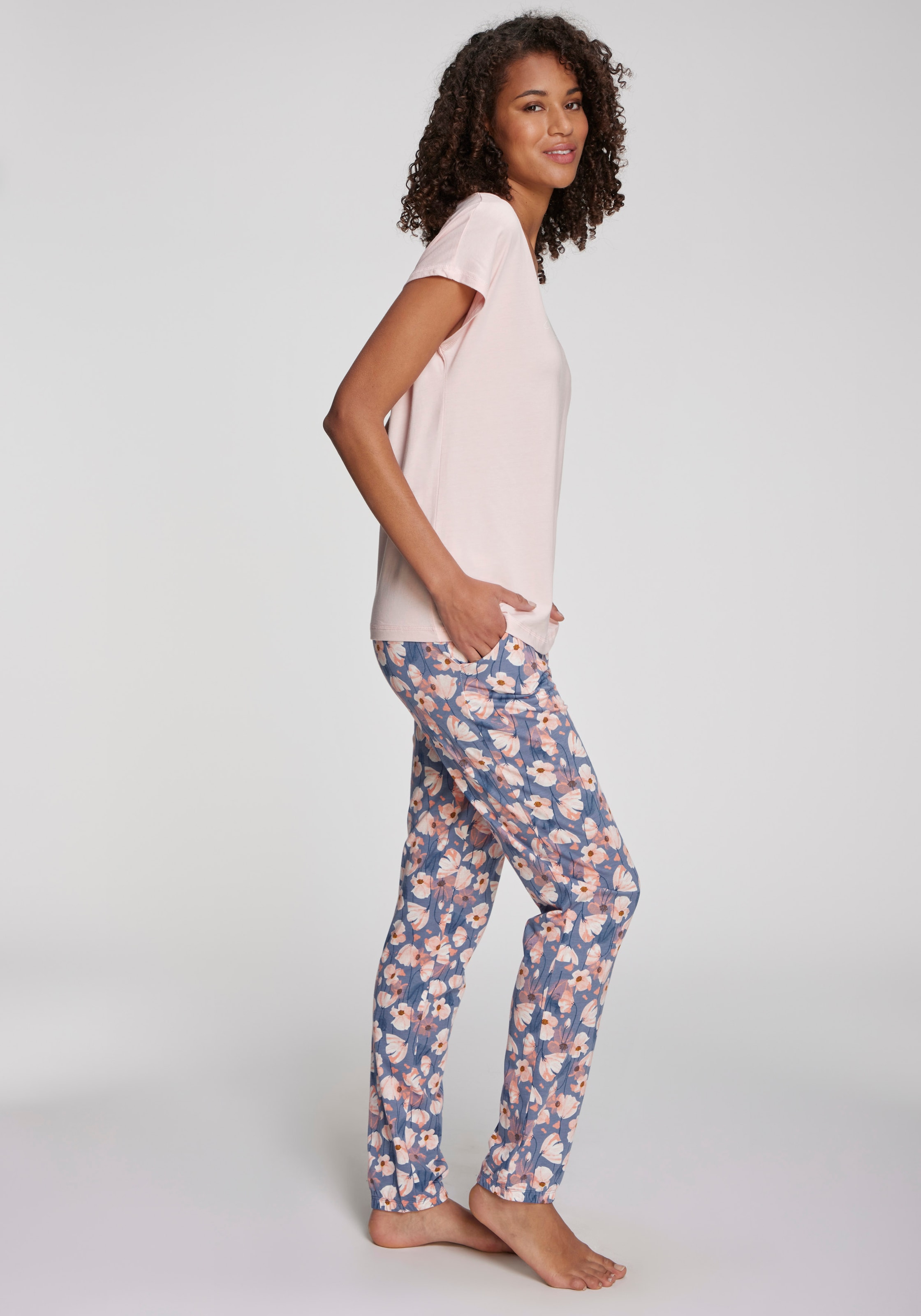 Vivance Dreams Pyjamahose, mit schönem Muster