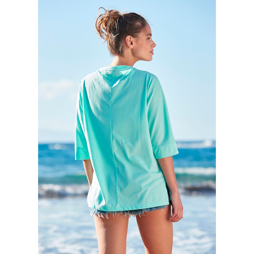 Elbsand 3/4-Arm-Shirt »Iduna«, aus Baumwoll-Mix, lockere Passform, sportlich-casual
