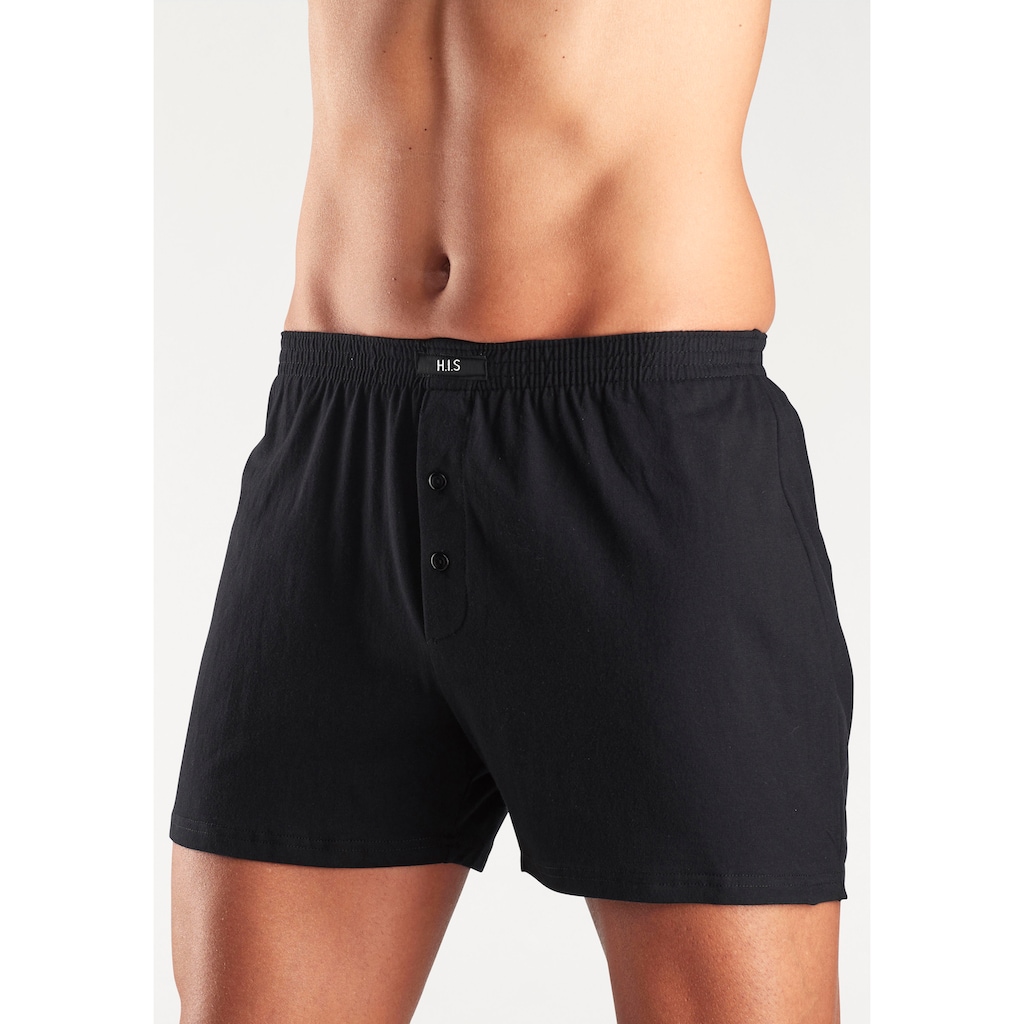 H.I.S Weiter Boxer, (Packung, 3 St.), in legerer Passform