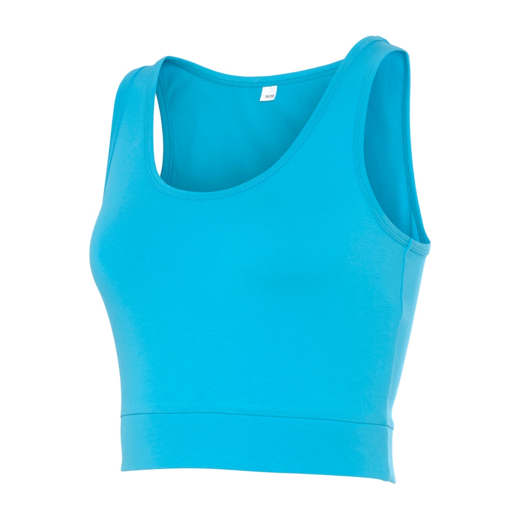 LASCANA ACTIVE Sporttop, Crop-Top mit breiten Trägern