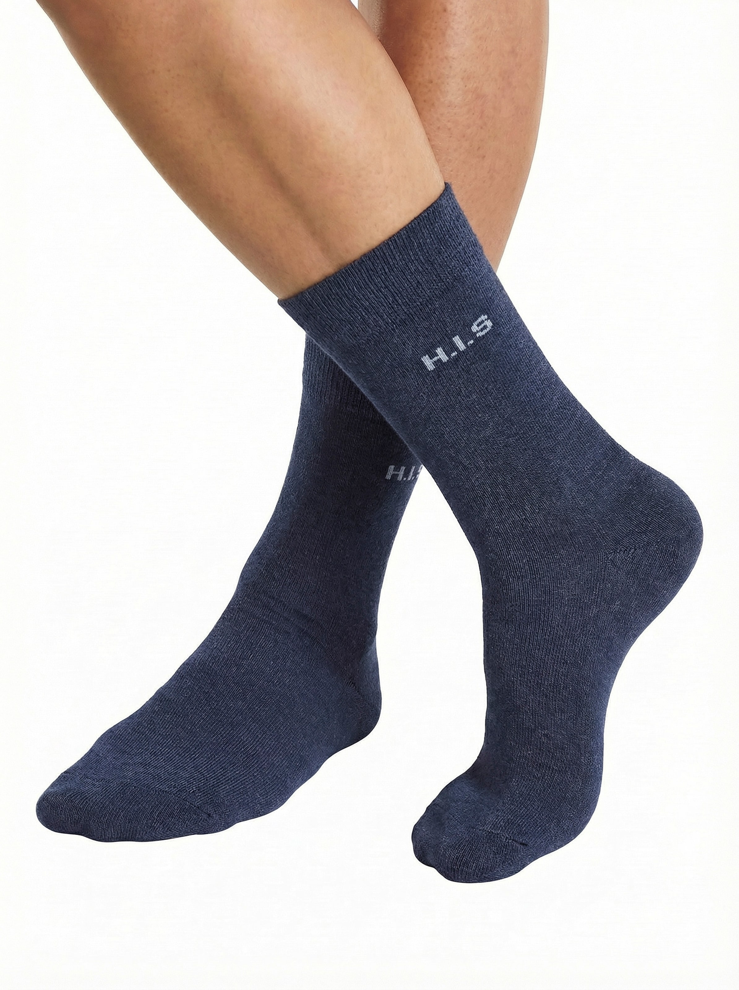 H.I.S Chaussettes basiques »Für Job und Freizeit« Paquet, 6 Couple tlg. avec semelle en éponge douce