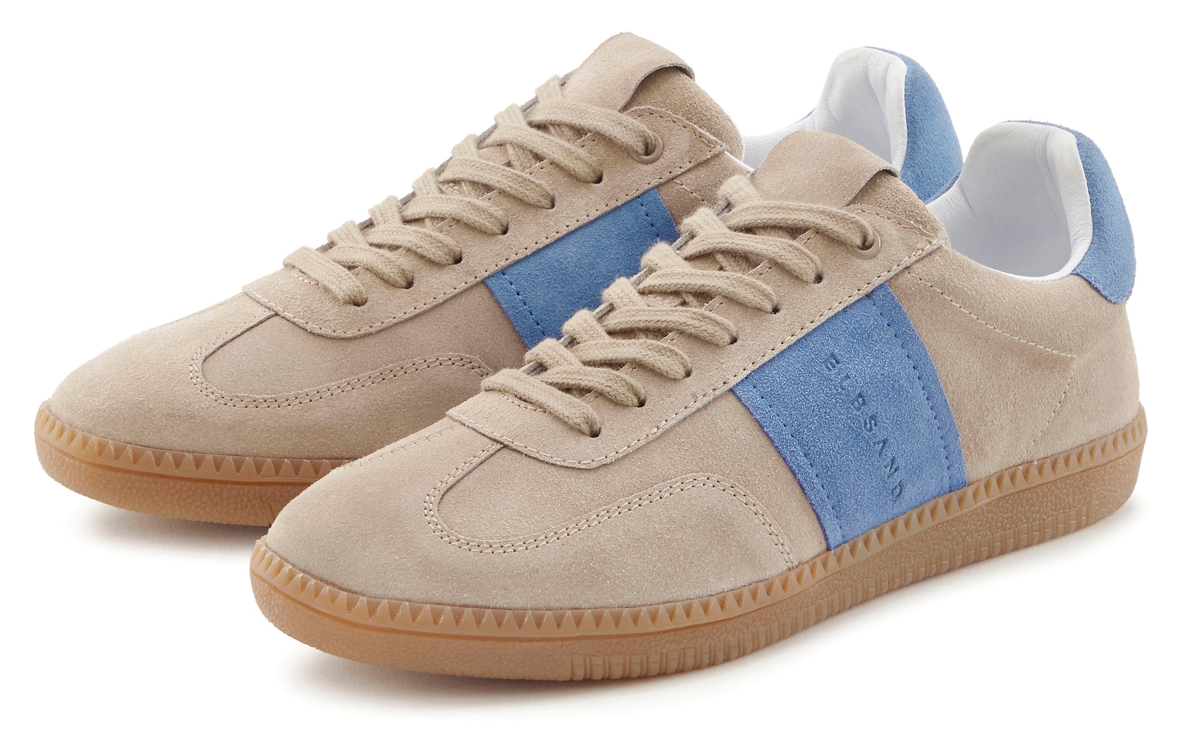 Elbsand Sneaker »Freizeitschuh, Schnürschuh«, Retro Sneaker,Lederschuh, Schnürhalbschuh, Halbschuh aus Leder Unisex