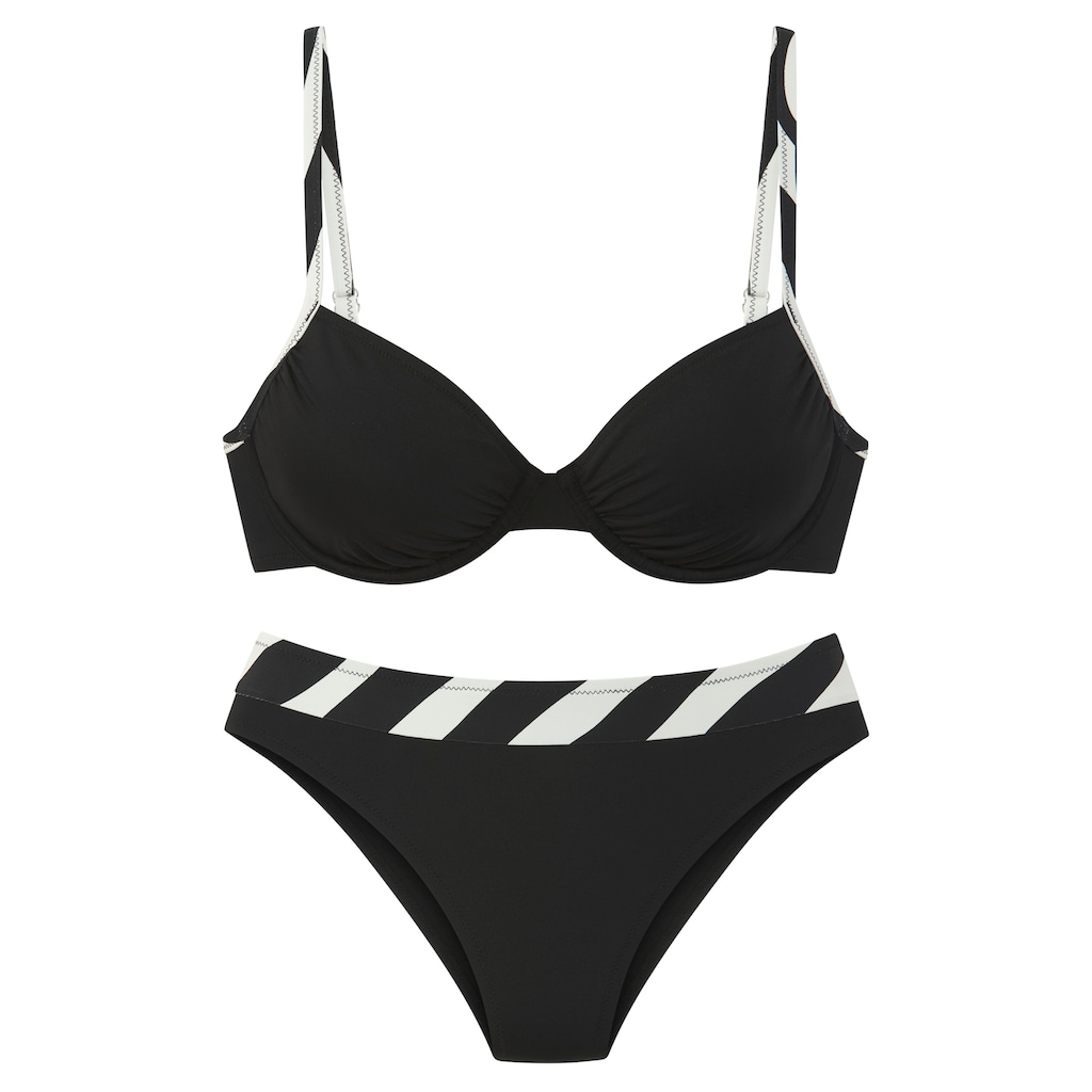 French Connection Bügel-Bikini »Claire«, Mit kontrast Details