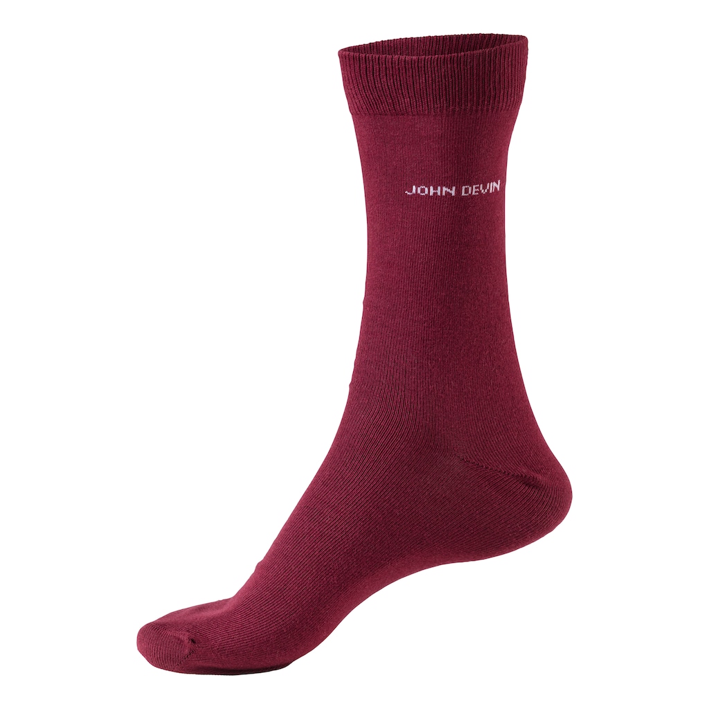 John Devin Basicsocken, (Packung, 7 Paar), für jeden Tag