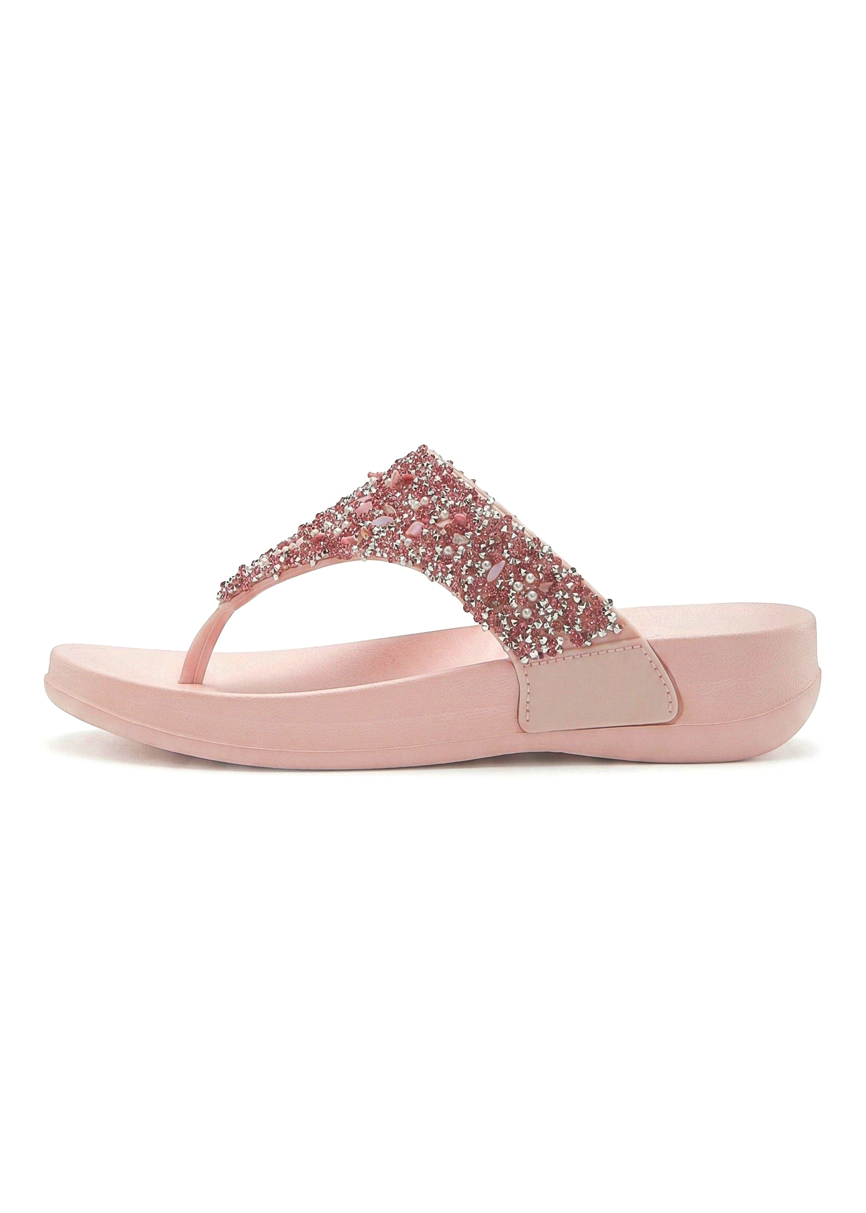 Vivance Badezehentrenner »Flip Flop, Badelatsche, Badeschuhe, Pantolette, Zehentrenner,«  NEU Sommerschuh mit modischem Glitzerdetail VEGAN